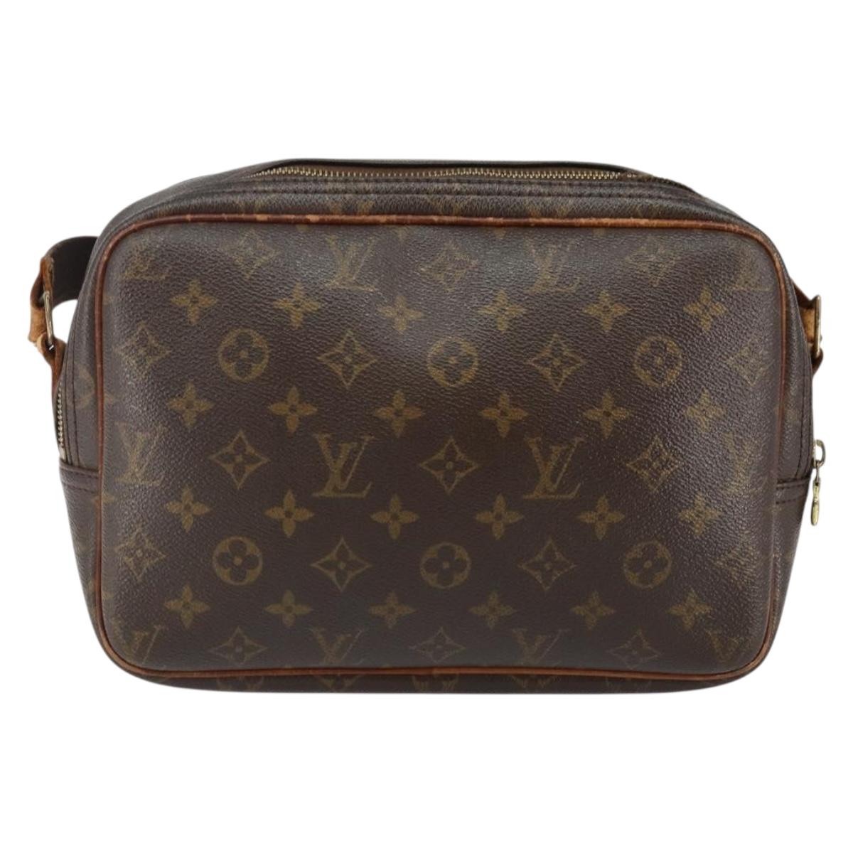 LOUIS VUITTON Monogram Reporter PM Shoulder Bag M45254 LV Auth hk3032