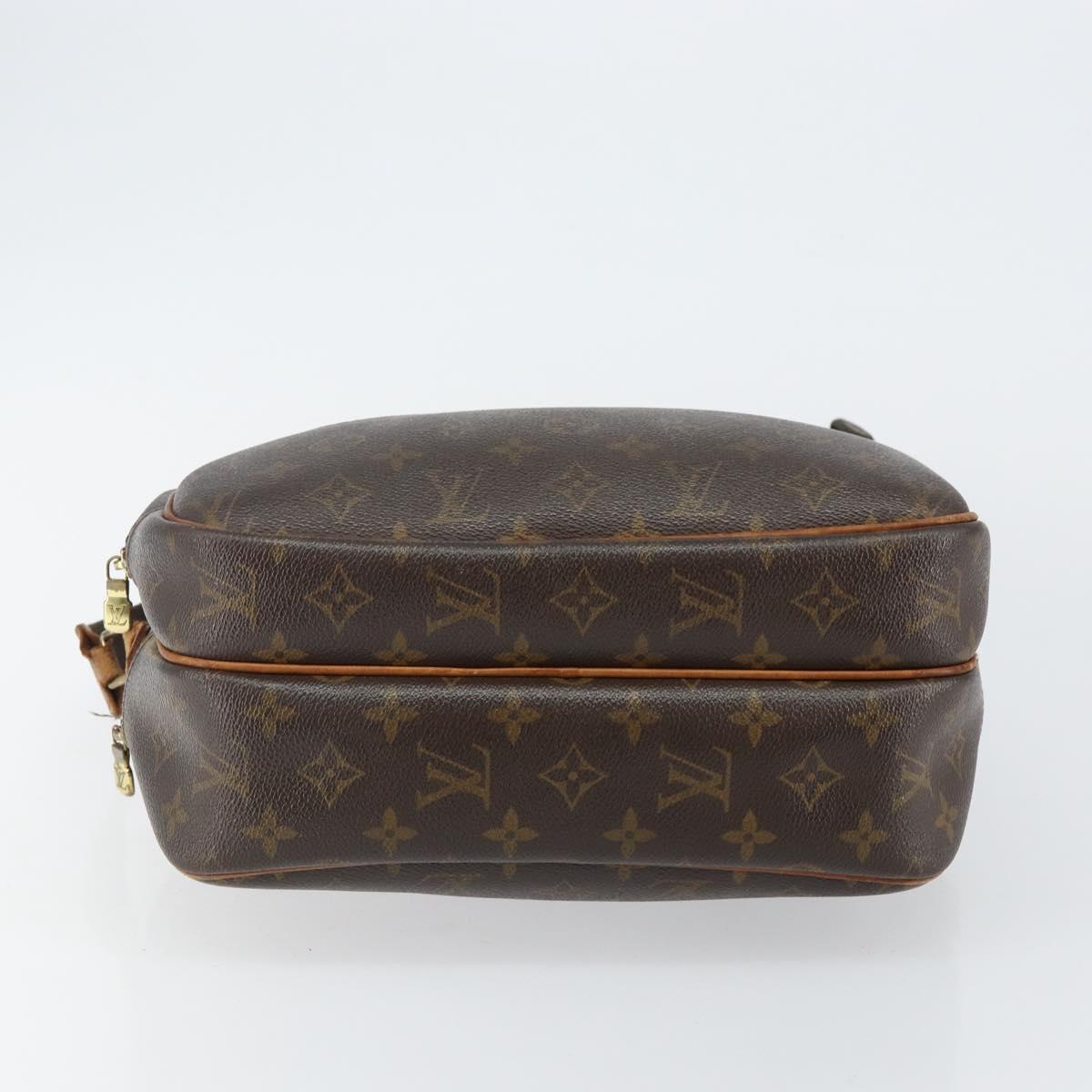 LOUIS VUITTON Monogram Reporter PM Shoulder Bag M45254 LV Auth hk3032