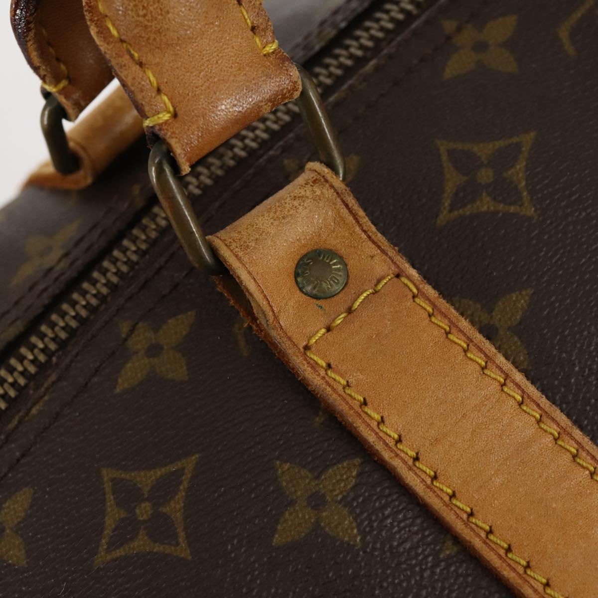 LOUIS VUITTON Monogram Keepall 60 Boston Bag Vintage M41422 LV Auth hk3034