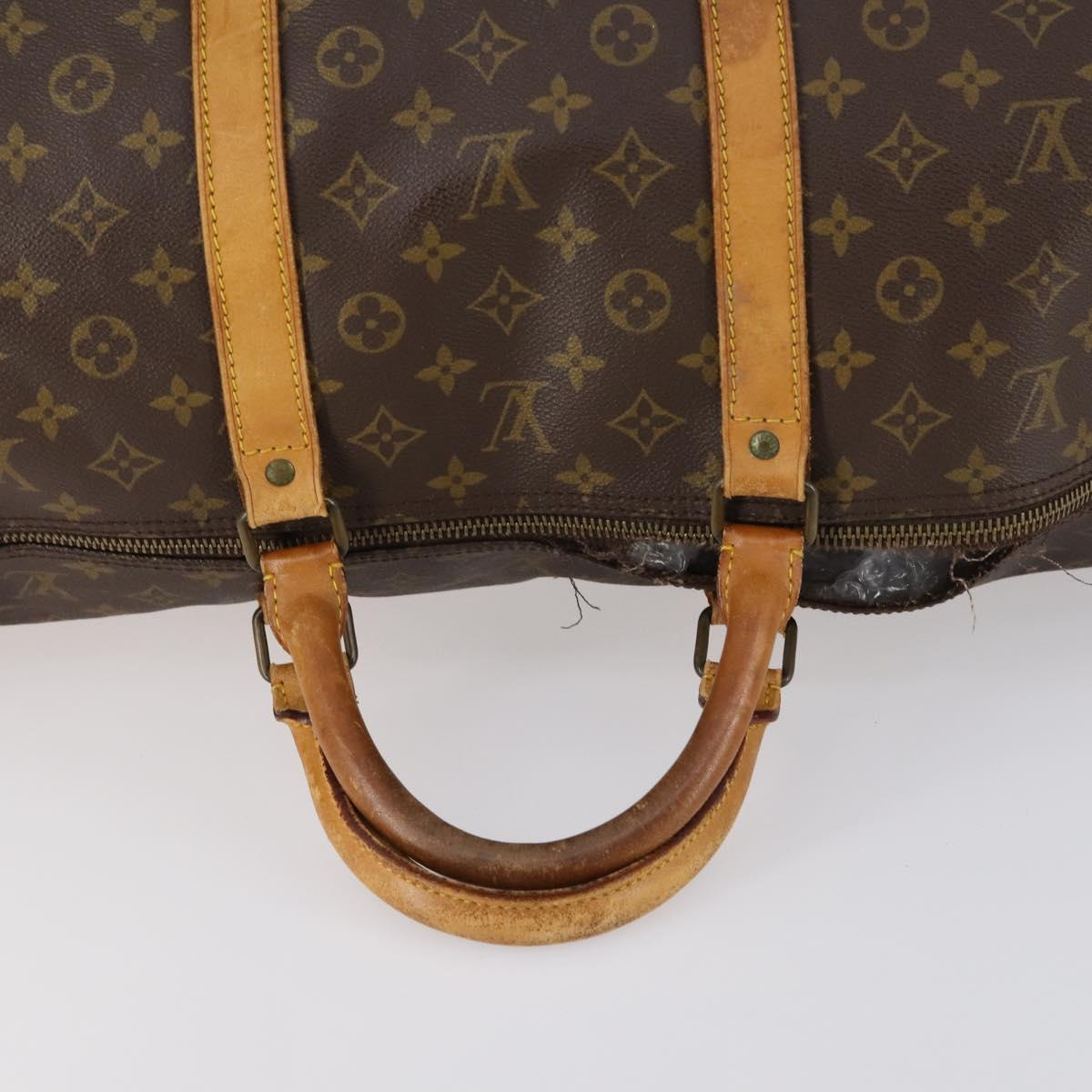 LOUIS VUITTON Monogram Keepall 60 Boston Bag Vintage M41422 LV Auth hk3034