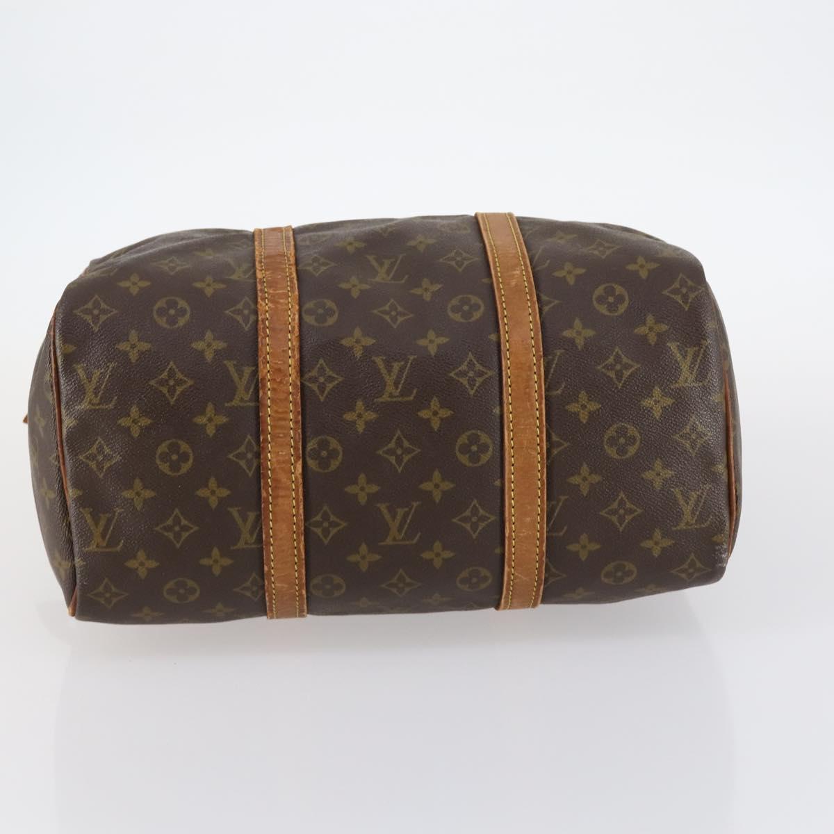 LOUIS VUITTON Monogram Sac Souple 35 Boston Bag M41626 LV Auth hk3035