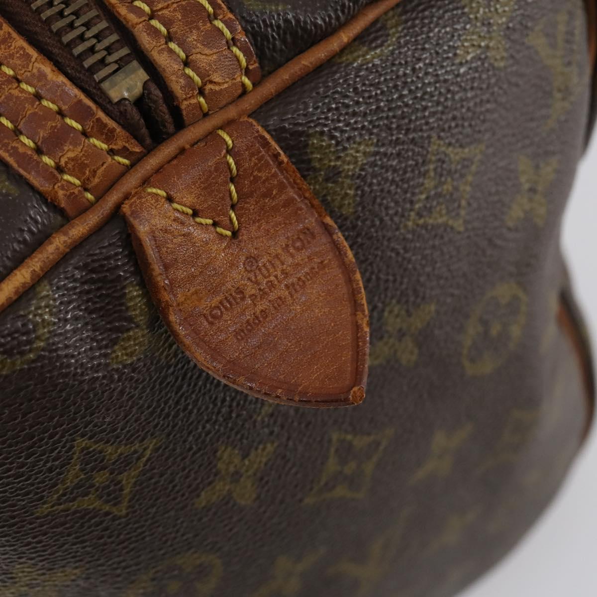 LOUIS VUITTON Monogram Sac Souple 35 Boston Bag M41626 LV Auth hk3035