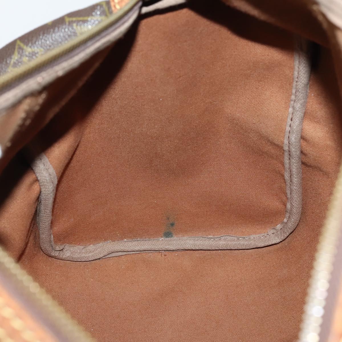 LOUIS VUITTON Monogram Sac Souple 35 Boston Bag M41626 LV Auth hk3035