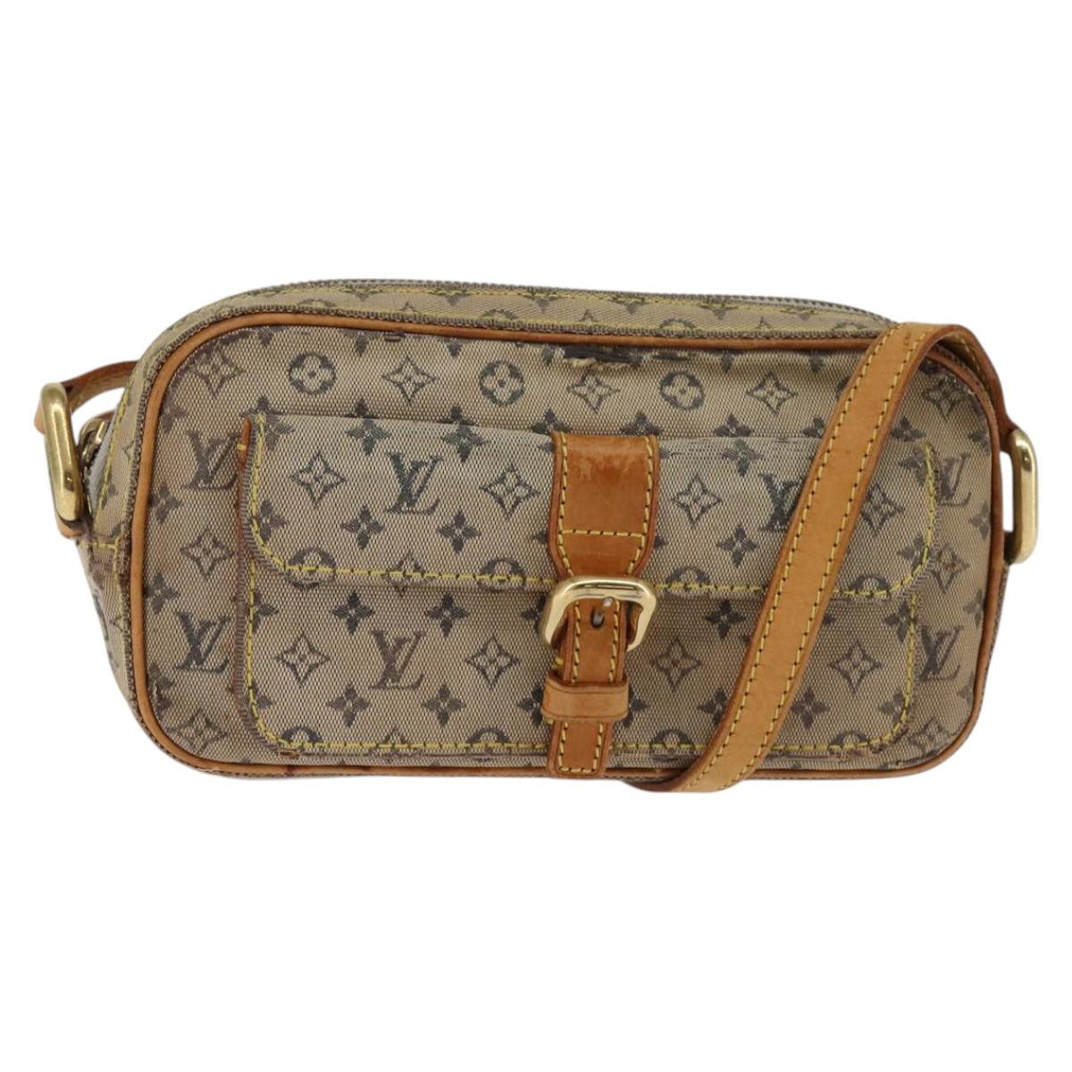 LOUIS VUITTON Monogram Mini Juliet MM Shoulder Bag Blue M92004 LV Auth hk3047
