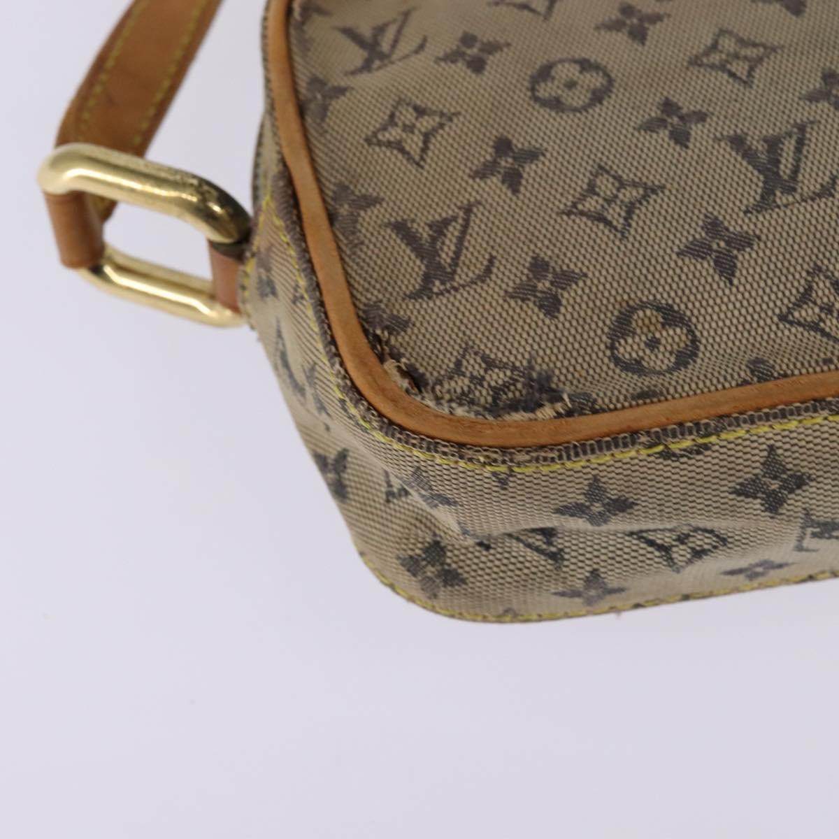 LOUIS VUITTON Monogram Mini Juliet MM Shoulder Bag Blue M92004 LV Auth hk3047