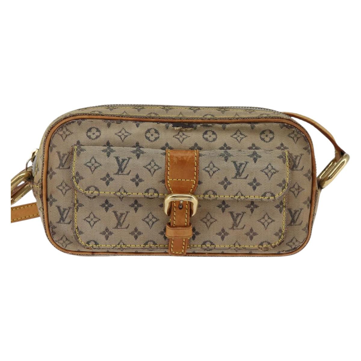 LOUIS VUITTON Monogram Mini Juliet MM Shoulder Bag Blue M92004 LV Auth hk3047
