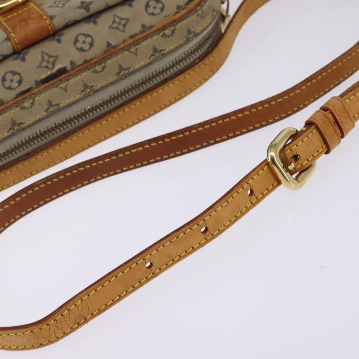 LOUIS VUITTON Monogram Mini Juliet MM Shoulder Bag Blue M92004 LV Auth hk3047