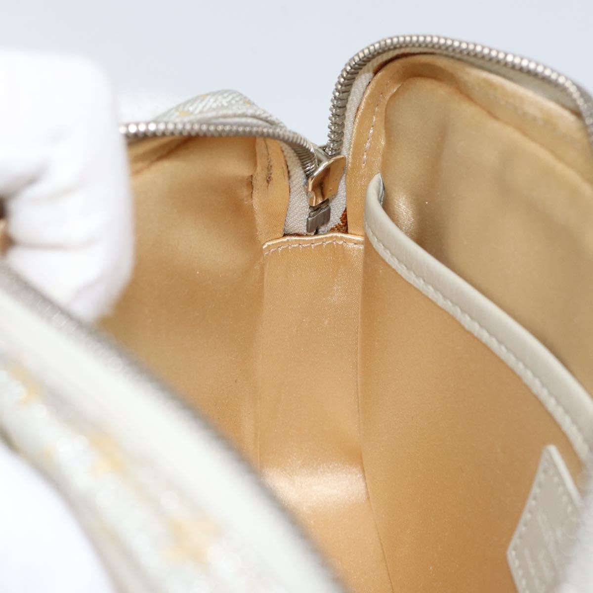 LOUIS VUITTON Monogram Shine McKenna Shoulder Bag Gold M92363 LV Auth hk3048