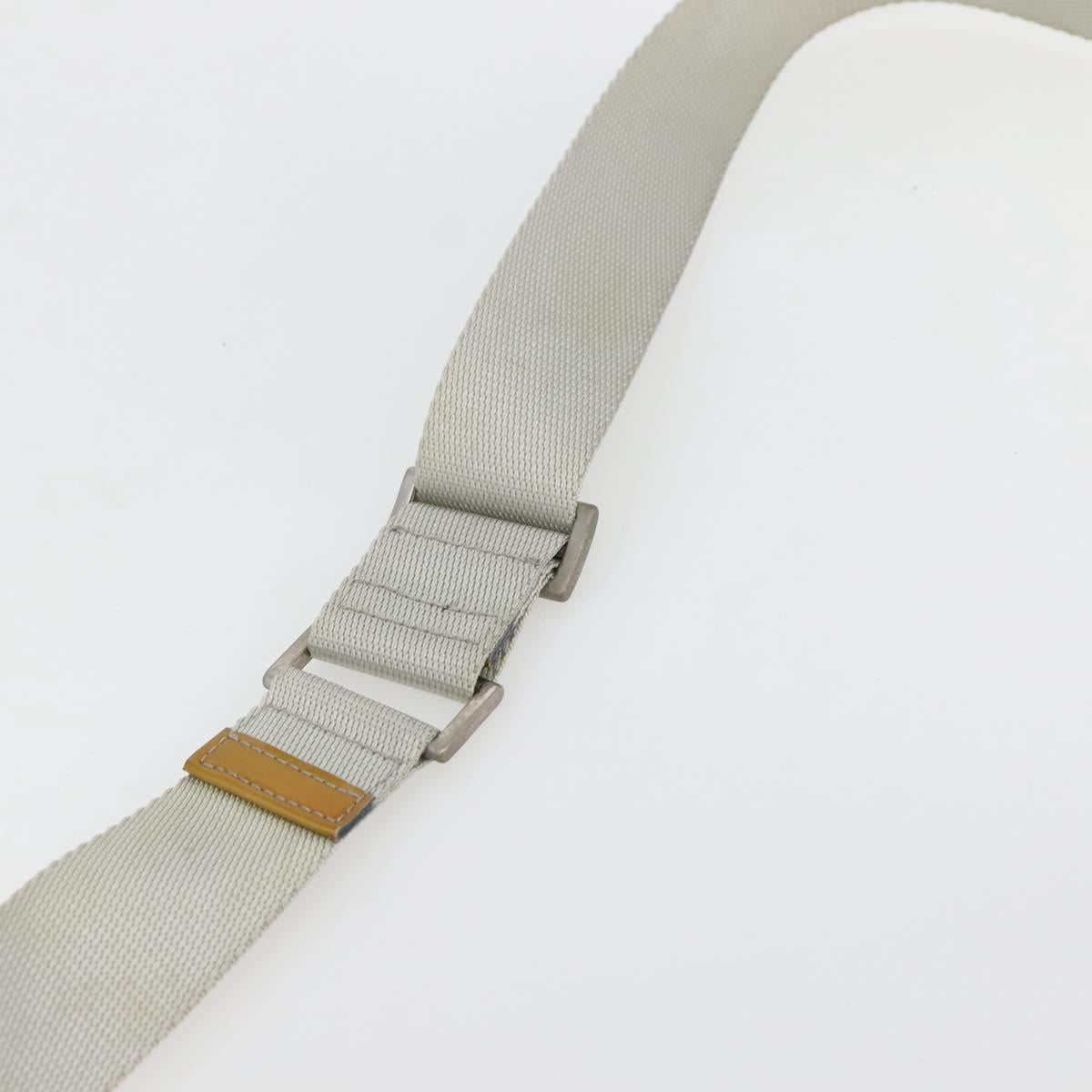 PRADA Shoulder Bag Nylon Pink Silver Auth hk3053