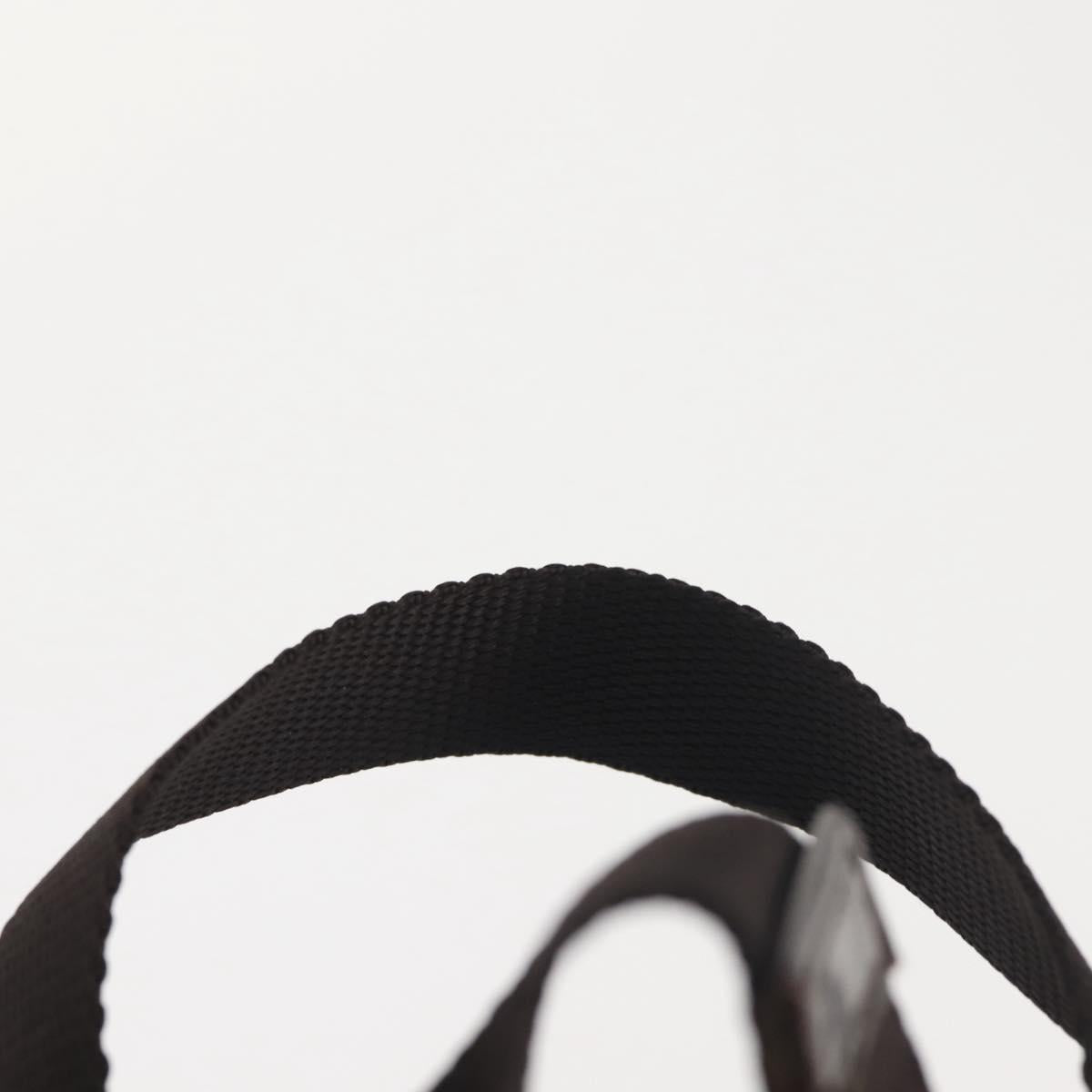 PRADA Backpack Nylon Khaki Silver Auth hk3056