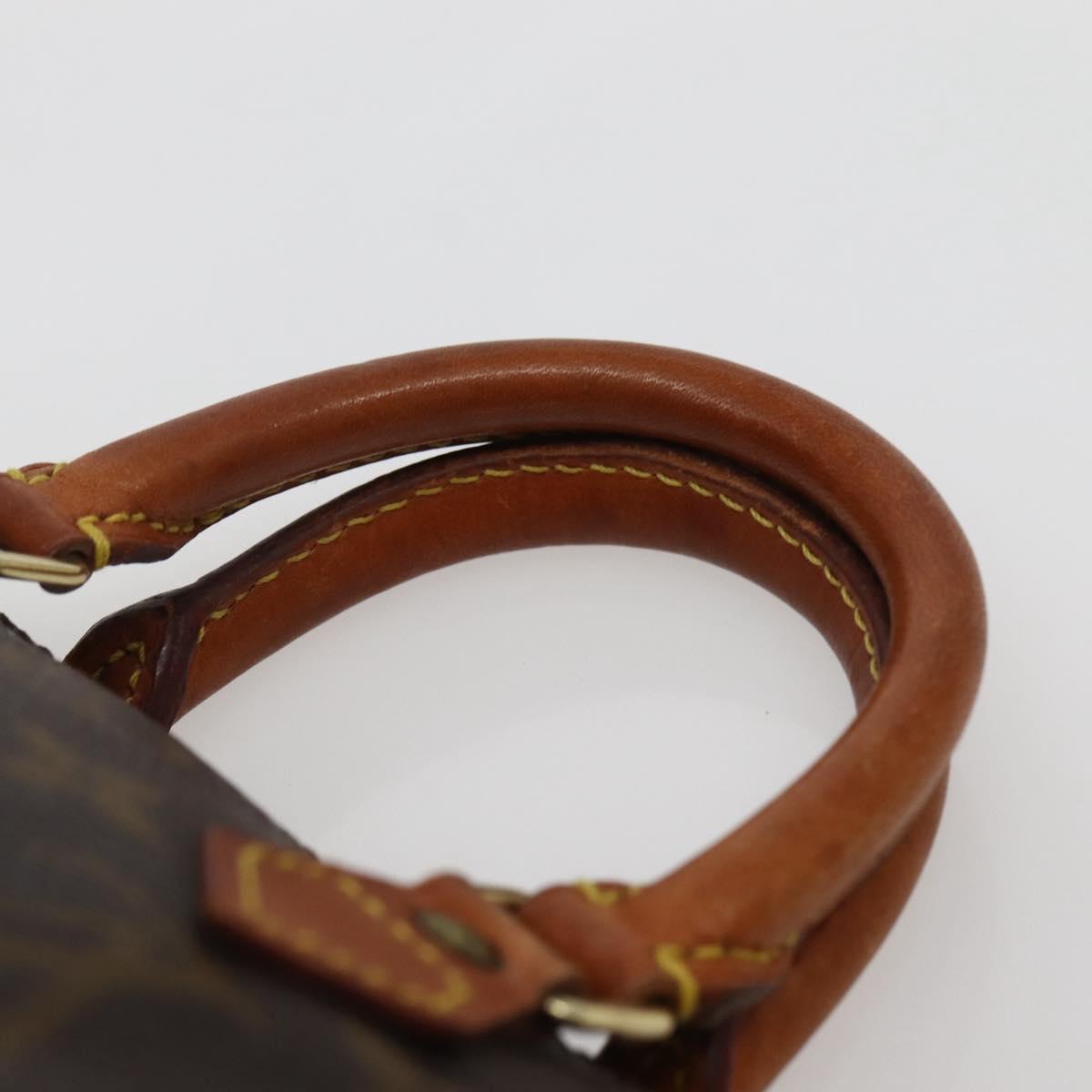 LOUIS VUITTON Monogram Mini Speedy Hand Bag M41534 LV Auth hk3065