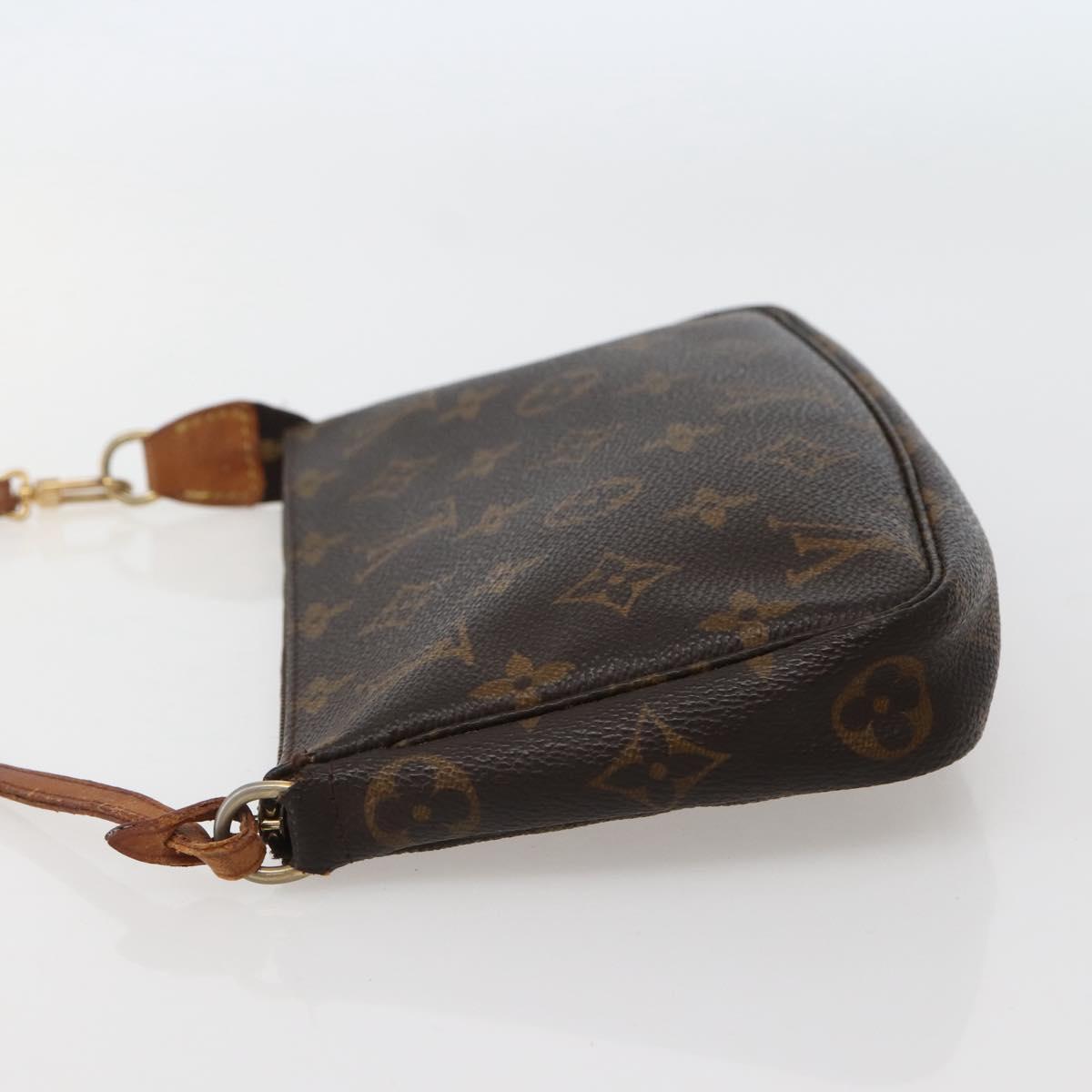LOUIS VUITTON Monogram Pochette Accessoires Pouch M51980 LV Auth hk3070