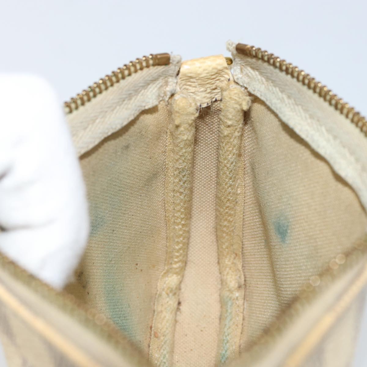 LOUIS VUITTON Damier Azur Mini Pochette Accessoires Pouch N63005 LV Auth hk3071