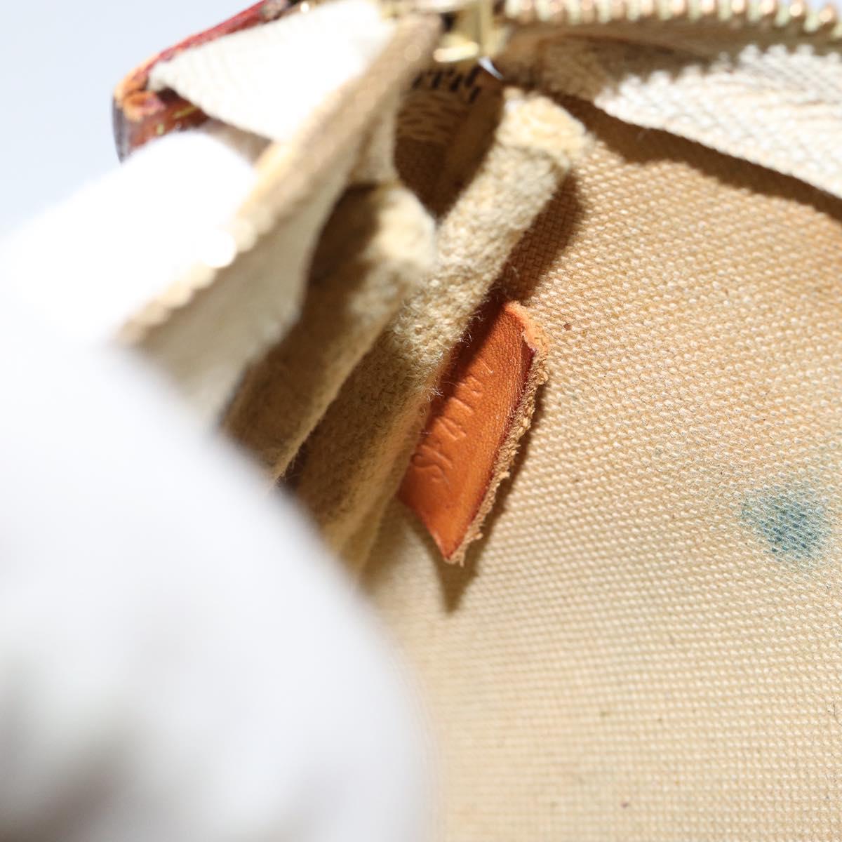 LOUIS VUITTON Damier Azur Mini Pochette Accessoires Pouch N63005 LV Auth hk3071