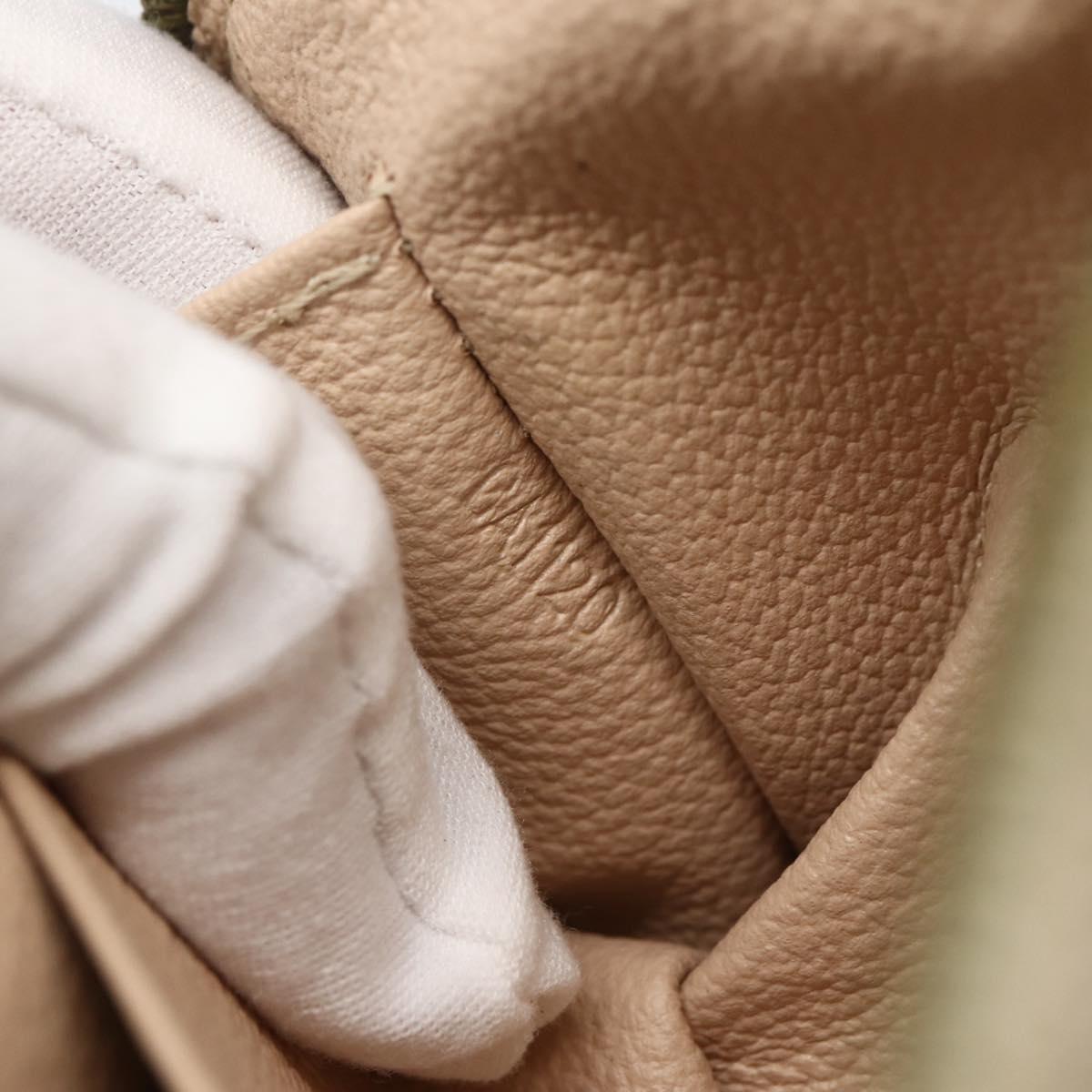 LOUIS VUITTON Damier Azur Pochette Cosmetic PM Pouch N60024 LV Auth hk3072