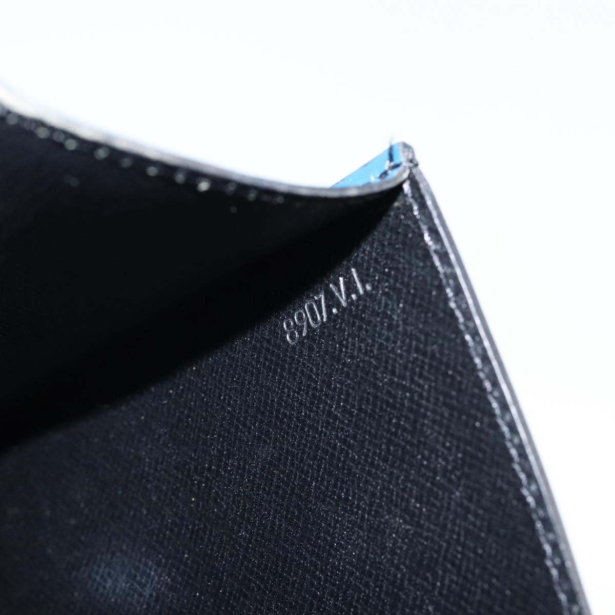 LOUIS VUITTON Epi Art Deco Clutch Bag Blue M52635 LV Auth hk3076