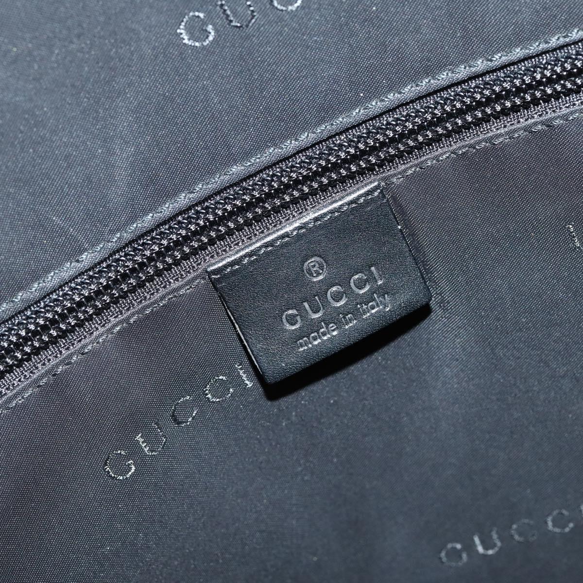 GUCCI Backpack Nylon Orange Silver Auth hk3123