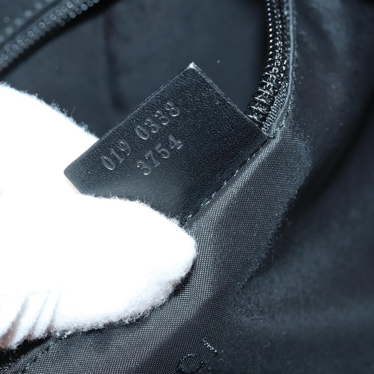 GUCCI Backpack Nylon Orange Silver Auth hk3123