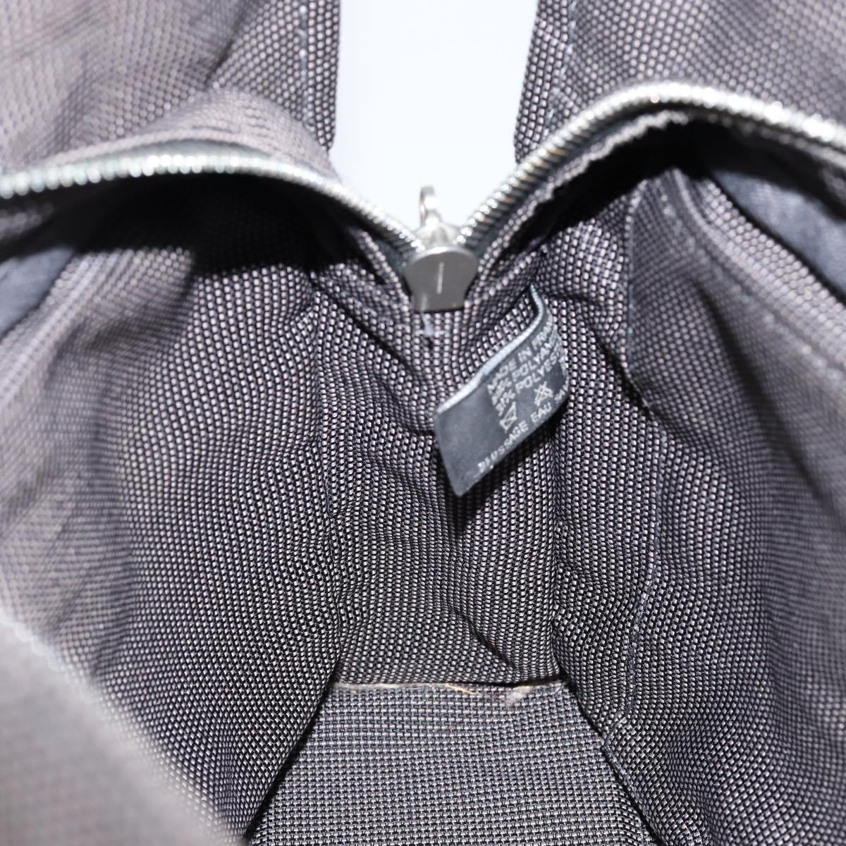 HERMES Her Line PM Tote Bag Canvas Gray Auth hk3125