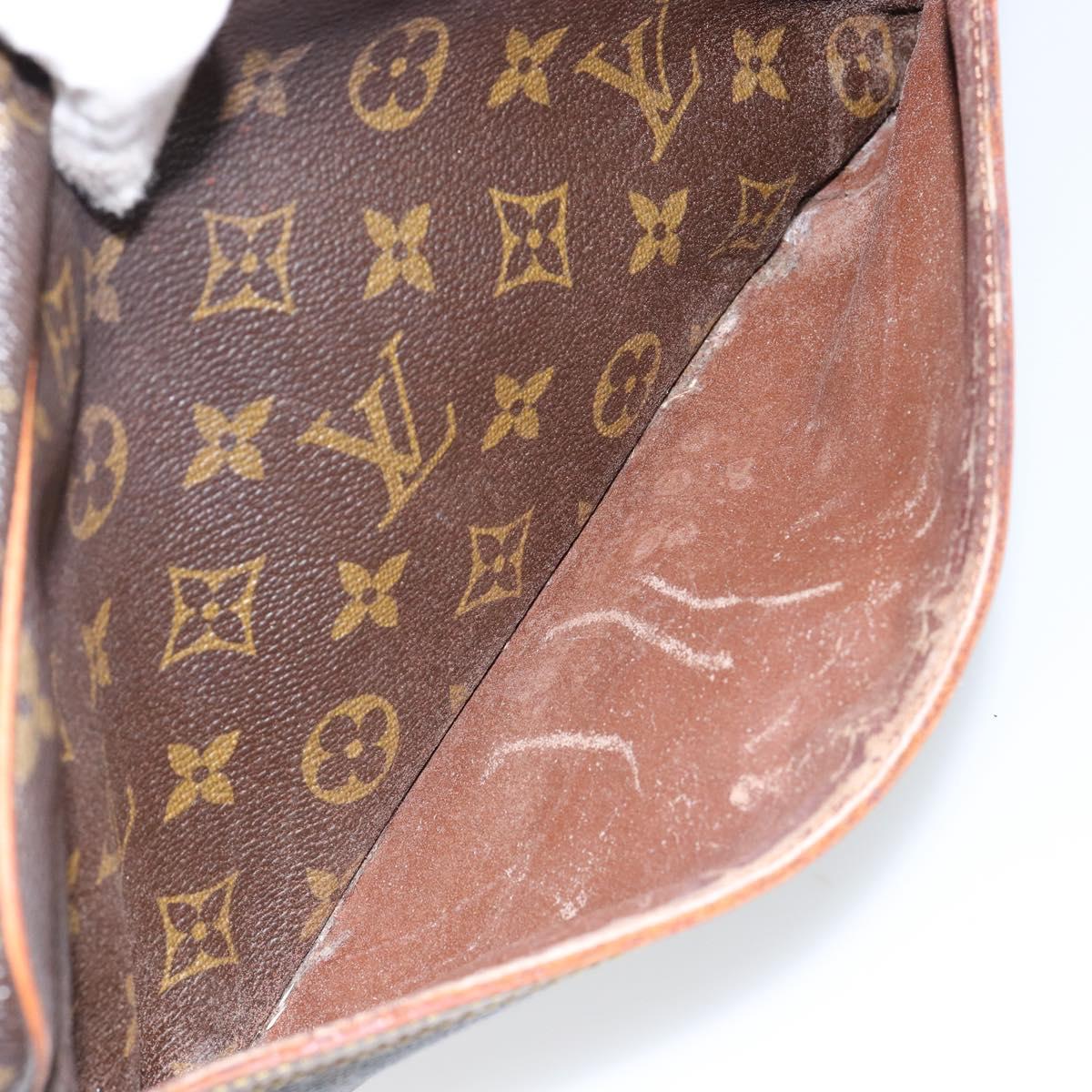 LOUIS VUITTON Monogram Compiegne 28 Clutch Bag M51845 LV Auth hk3130