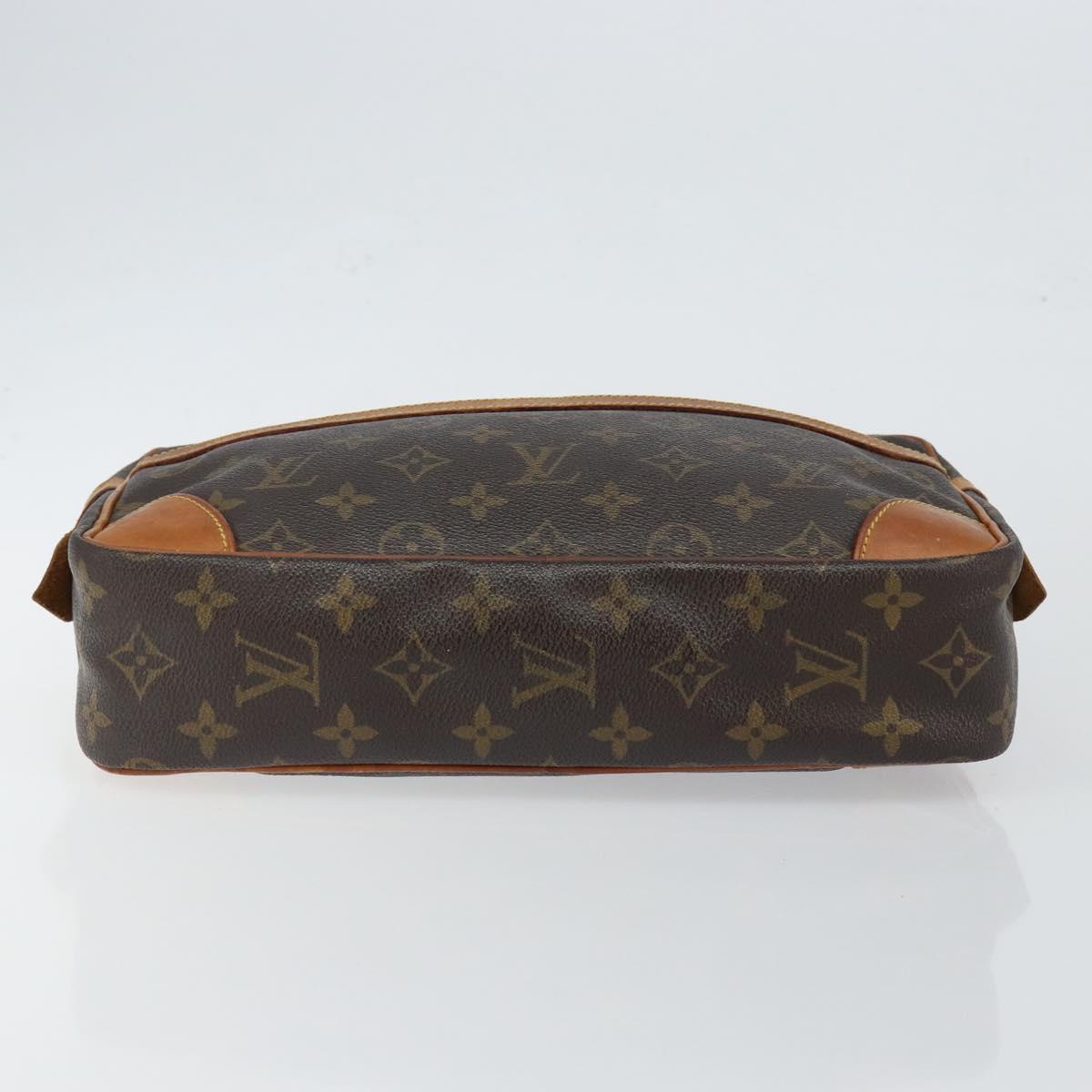 LOUIS VUITTON Monogram Compiegne 28 Clutch Bag M51845 LV Auth hk3130