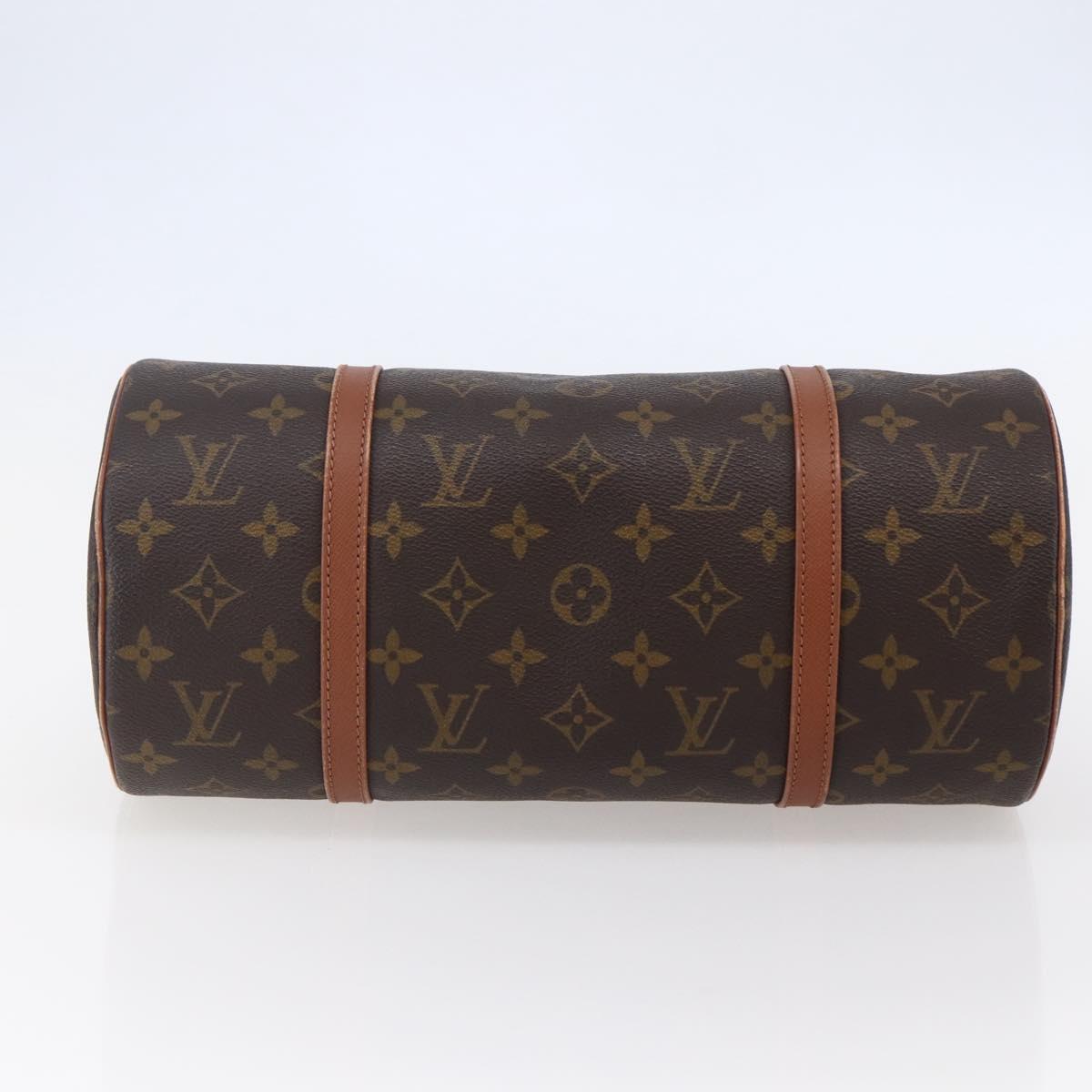 LOUIS VUITTON Monogram Papillon 30 Hand Bag M51385 LV Auth hk3132
