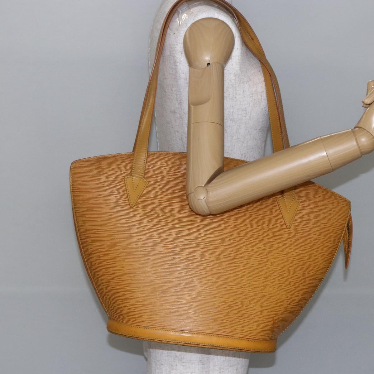 LOUIS VUITTON Epi Saint Jacques Shopping Shoulder Bag Yellow M52269 Auth hk3135