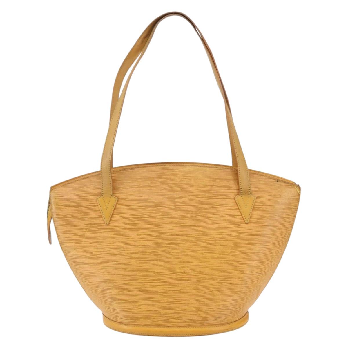 LOUIS VUITTON Epi Saint Jacques Shopping Shoulder Bag Yellow M52269 Auth hk3135