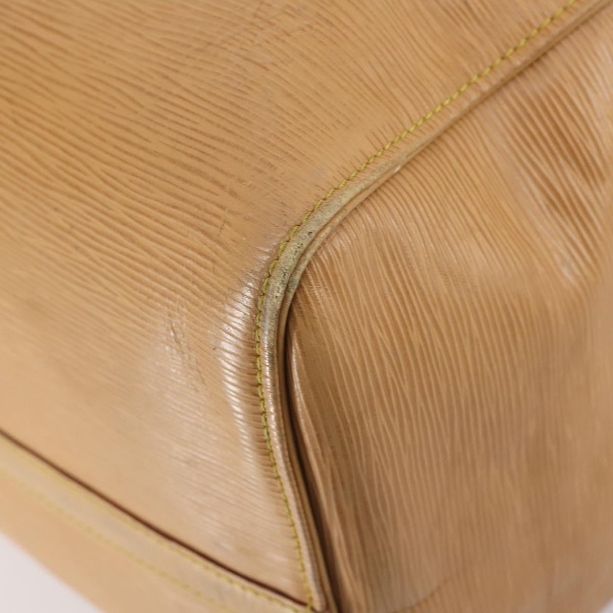 LOUIS VUITTON Epi Keepall 50 Boston Bag Beige M42941 LV Auth hk3136