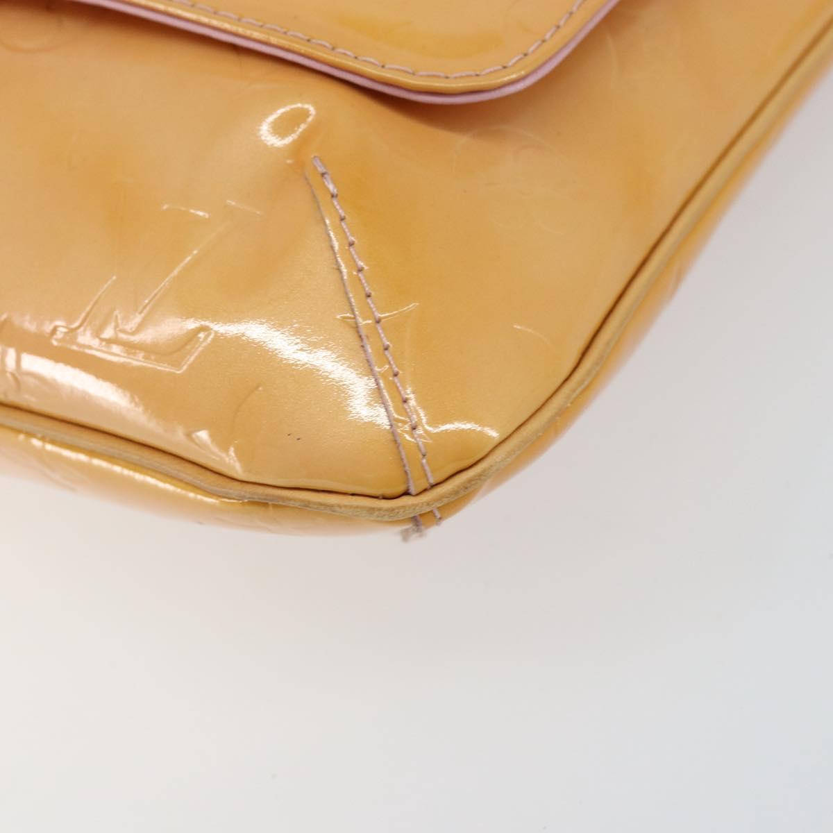 LOUIS VUITTON Monogram Vernis Thompson Street Bag Pink M91070 LV Auth hk3137