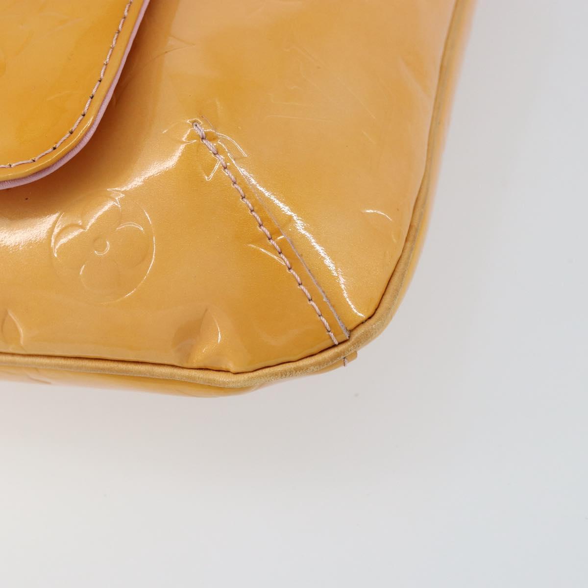 LOUIS VUITTON Monogram Vernis Thompson Street Bag Pink M91070 LV Auth hk3137