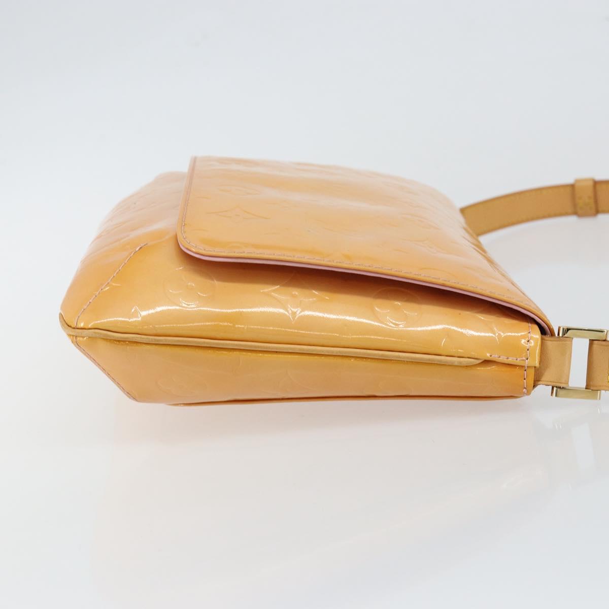 LOUIS VUITTON Monogram Vernis Thompson Street Bag Pink M91070 LV Auth hk3137