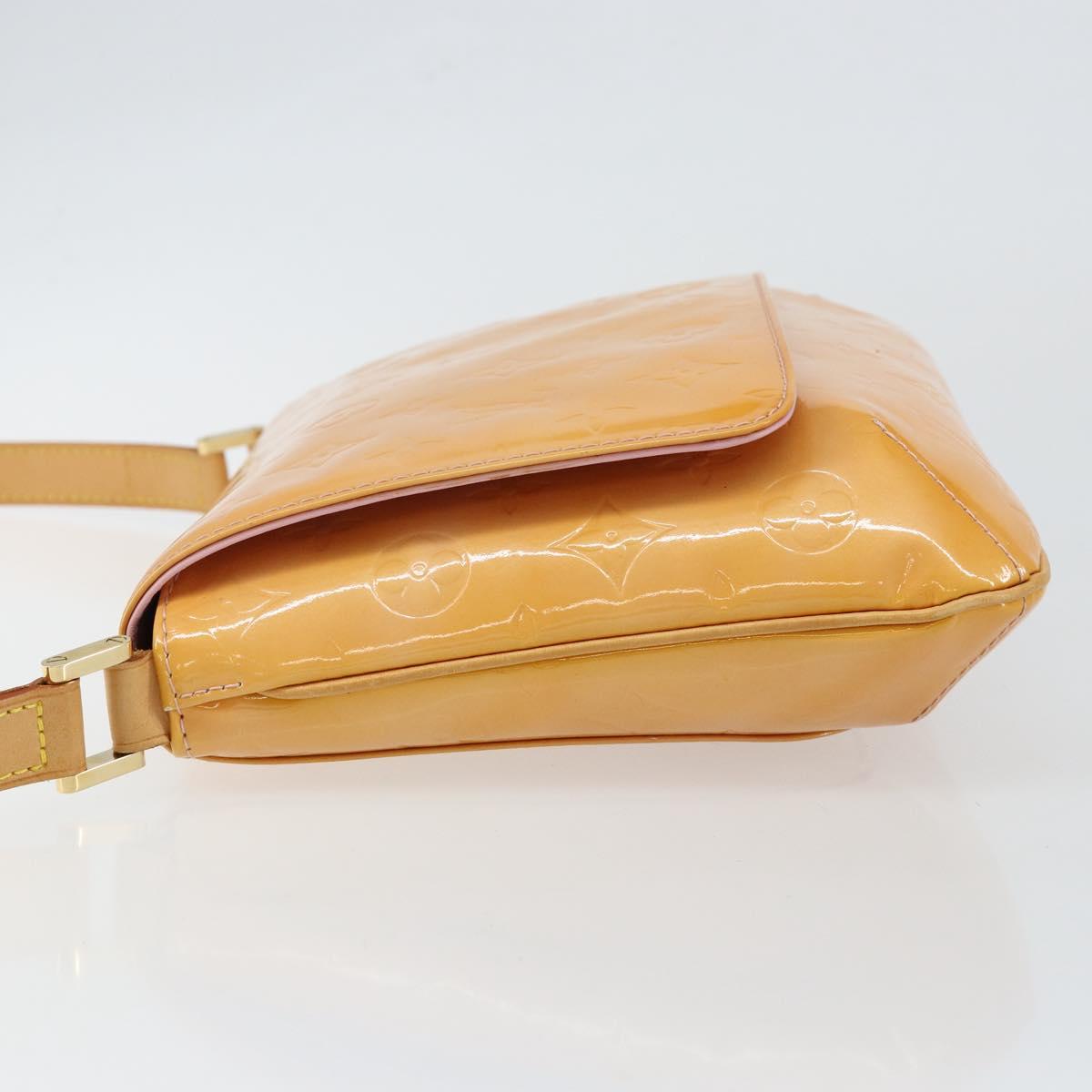 LOUIS VUITTON Monogram Vernis Thompson Street Bag Pink M91070 LV Auth hk3137