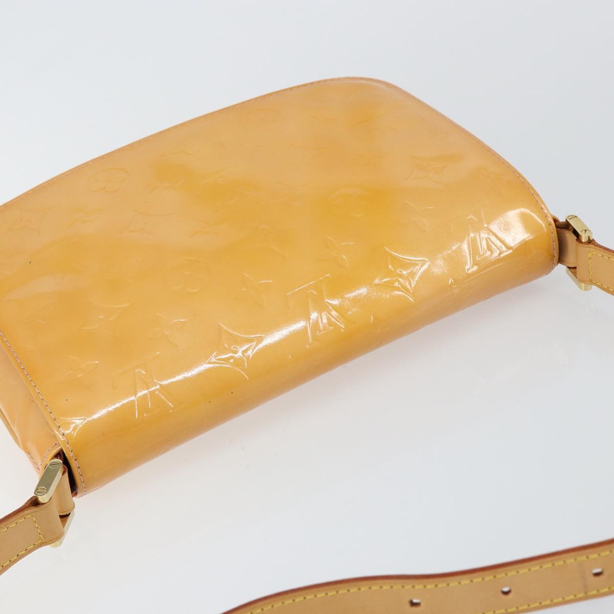 LOUIS VUITTON Monogram Vernis Thompson Street Bag Pink M91070 LV Auth hk3137