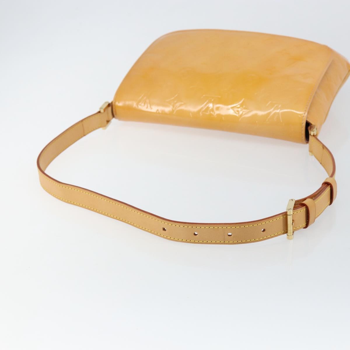 LOUIS VUITTON Monogram Vernis Thompson Street Bag Pink M91070 LV Auth hk3137A