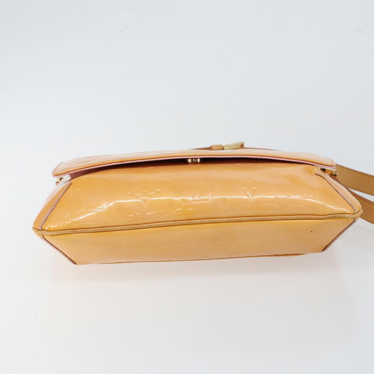 LOUIS VUITTON Monogram Vernis Thompson Street Bag Pink M91070 LV Auth hk3137A