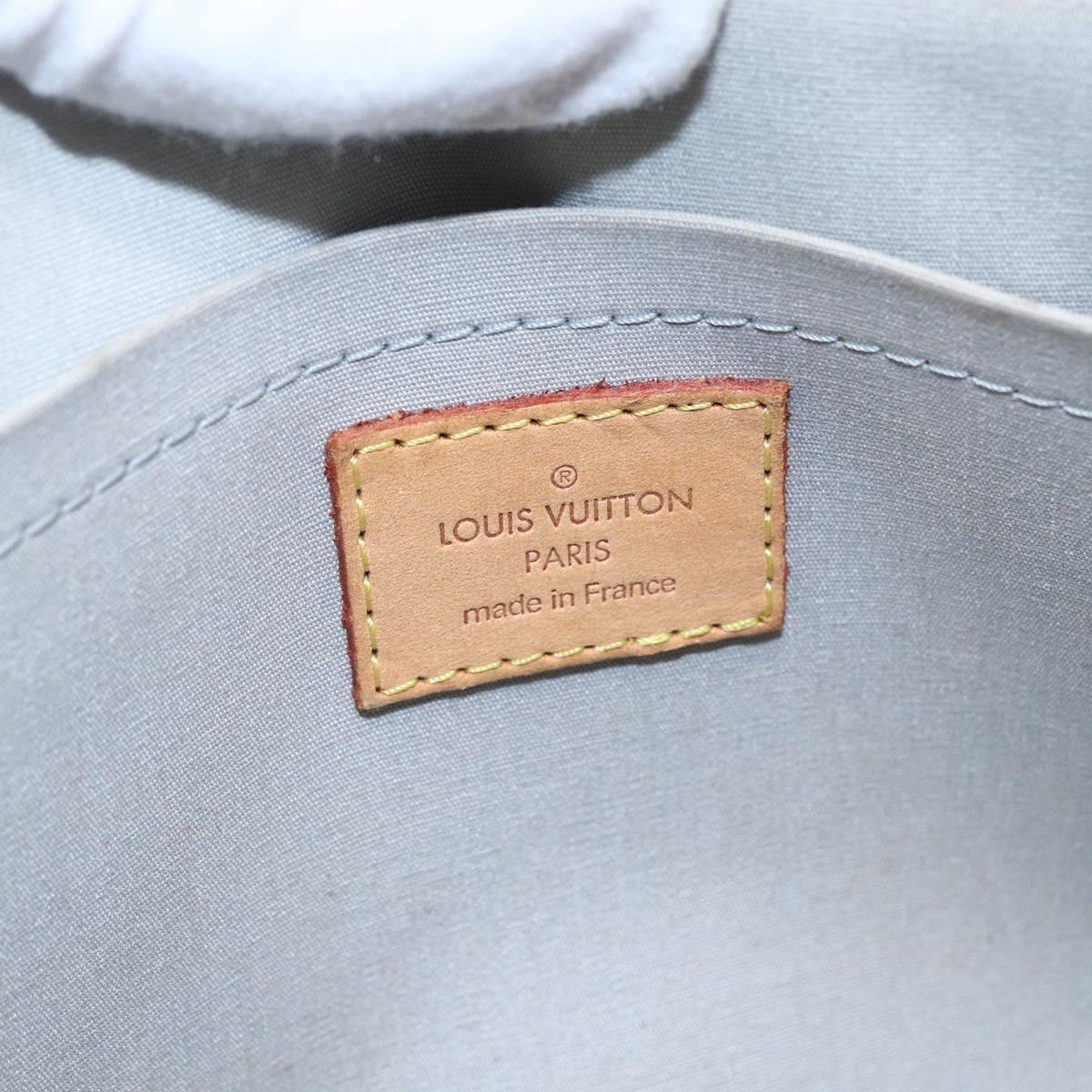 LOUIS VUITTON Monogram Vernis Rosewood Avenue Hand Bag Perle M93508 Auth hk3143