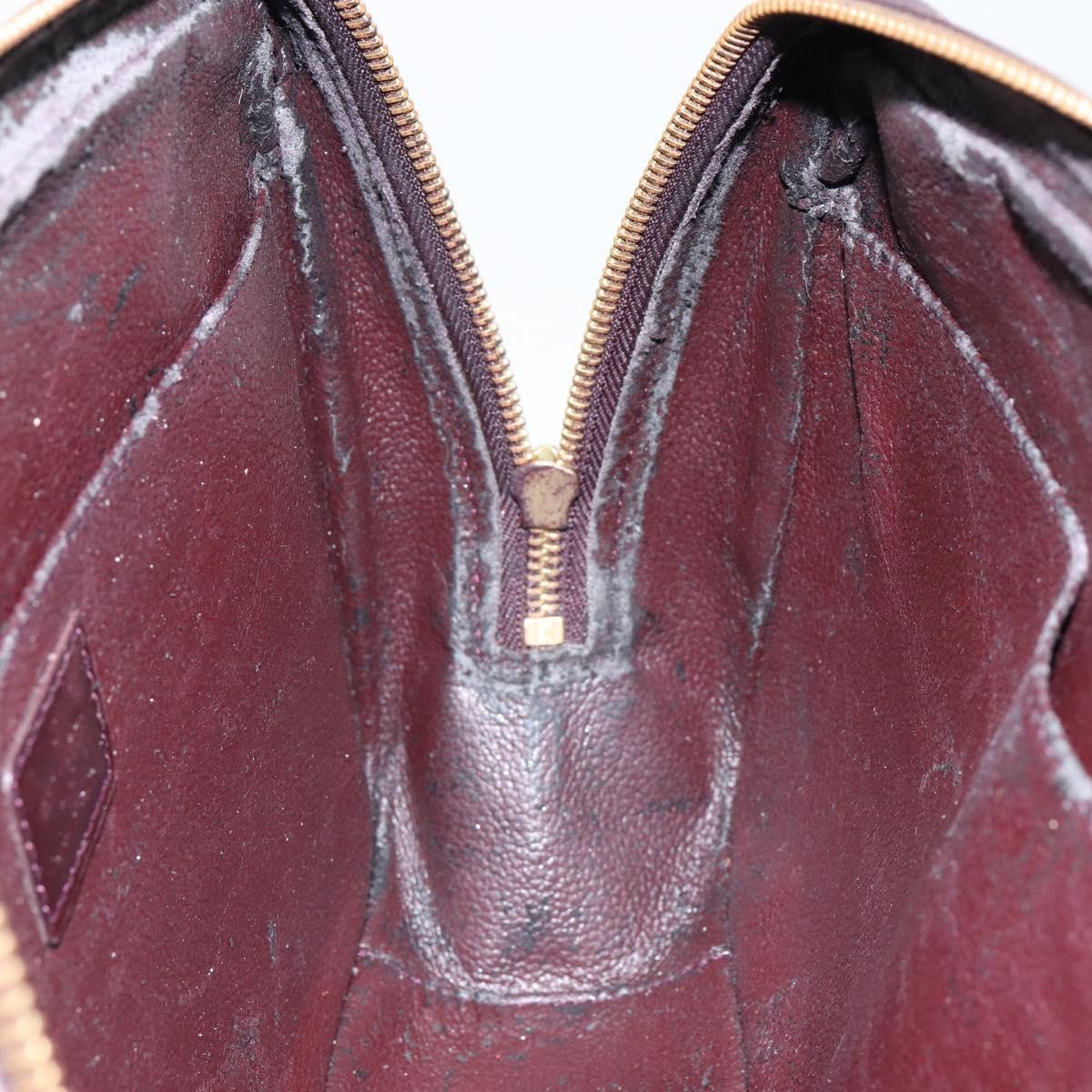 LOUIS VUITTON Taiga Trousse Toilette GM Clutch Bag Acajou M30216 LV Auth hk3146