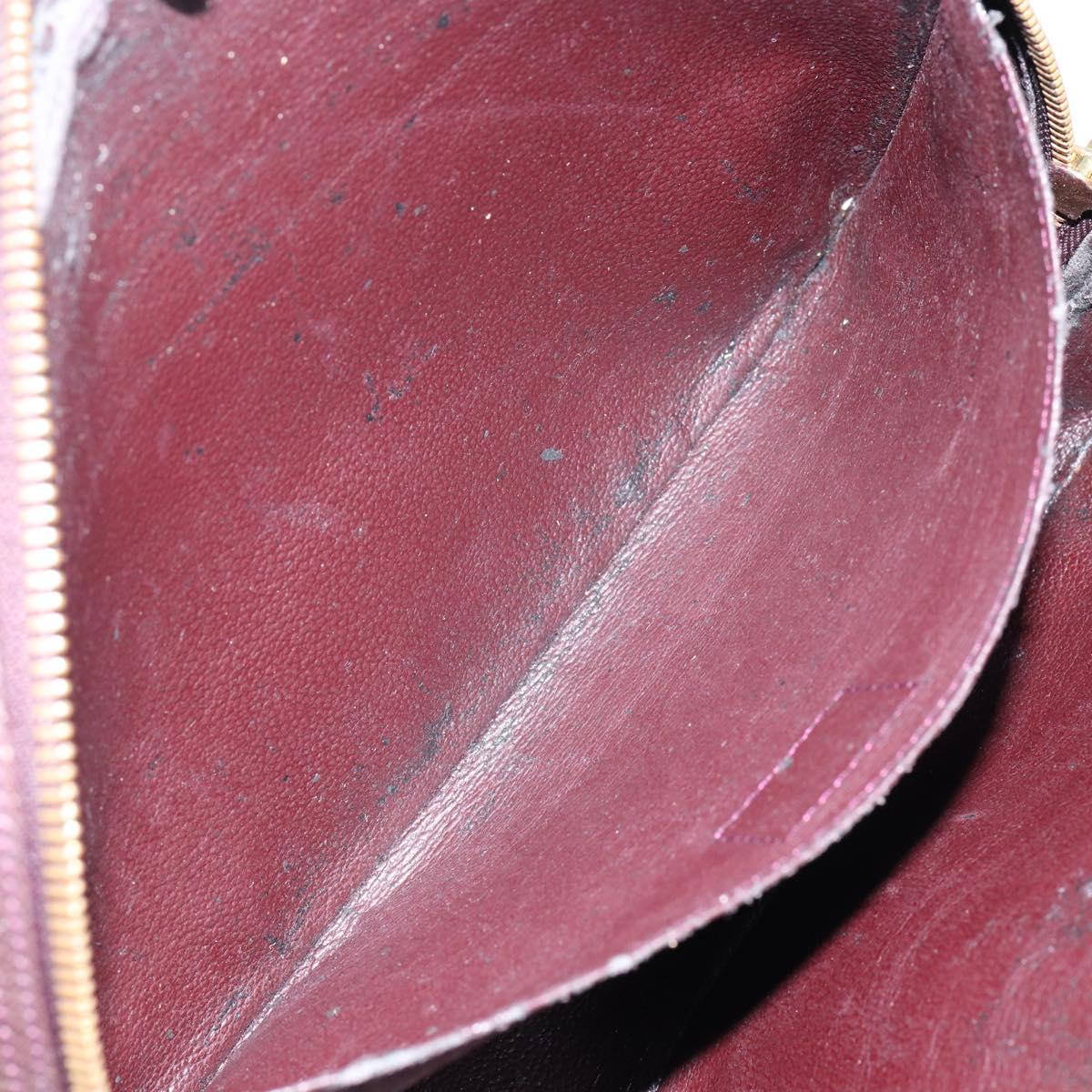 LOUIS VUITTON Taiga Trousse Toilette GM Clutch Bag Acajou M30216 LV Auth hk3146