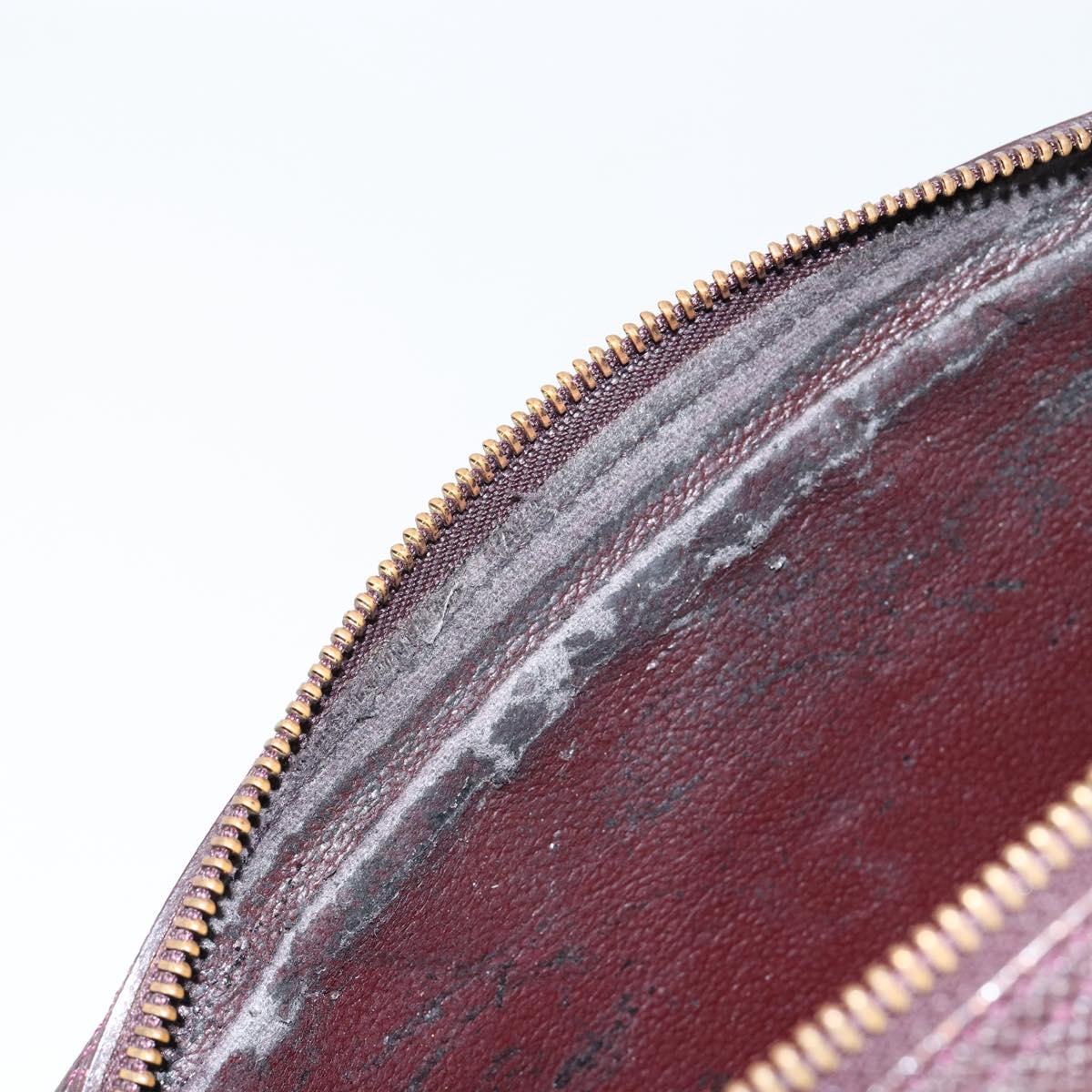 LOUIS VUITTON Taiga Trousse Toilette GM Clutch Bag Acajou M30216 LV Auth hk3146