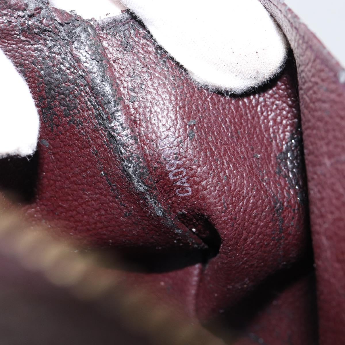 LOUIS VUITTON Taiga Trousse Toilette GM Clutch Bag Acajou M30216 LV Auth hk3146