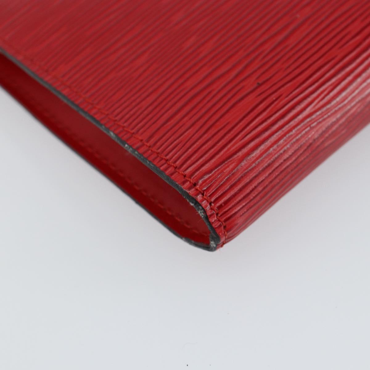 LOUIS VUITTON Epi Pochette Accessoires Pouch Red M52947 LV Auth hk3148