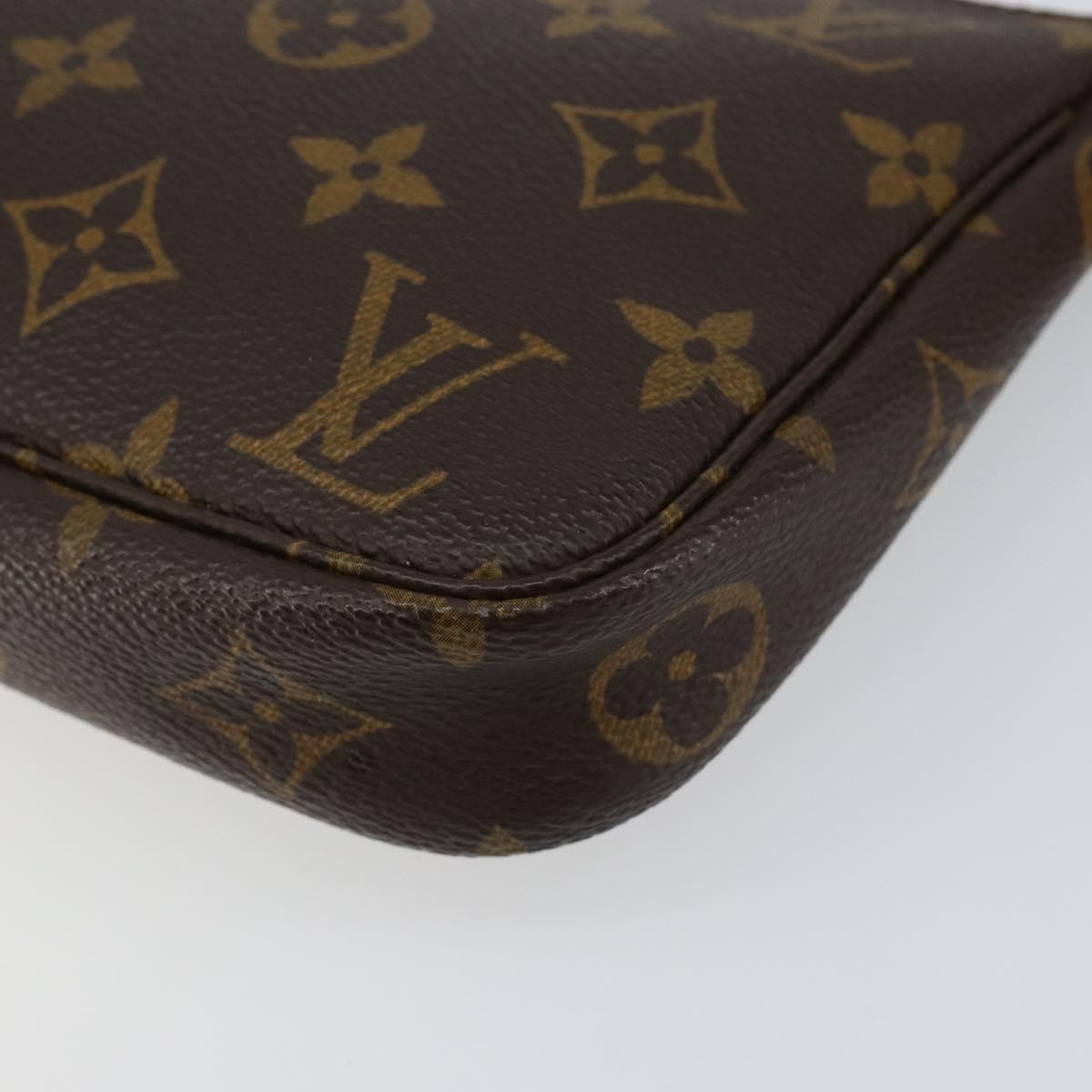 LOUIS VUITTON Monogram Pochette Accessoires Pouch M51980 LV Auth hk3149