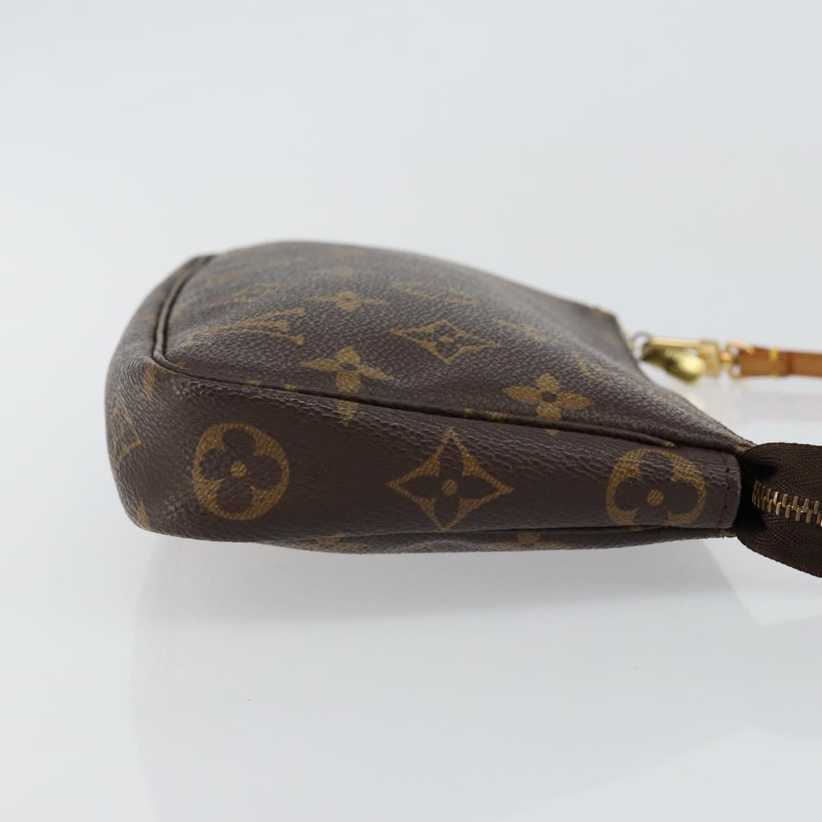 LOUIS VUITTON Monogram Pochette Accessoires Pouch M51980 LV Auth hk3149