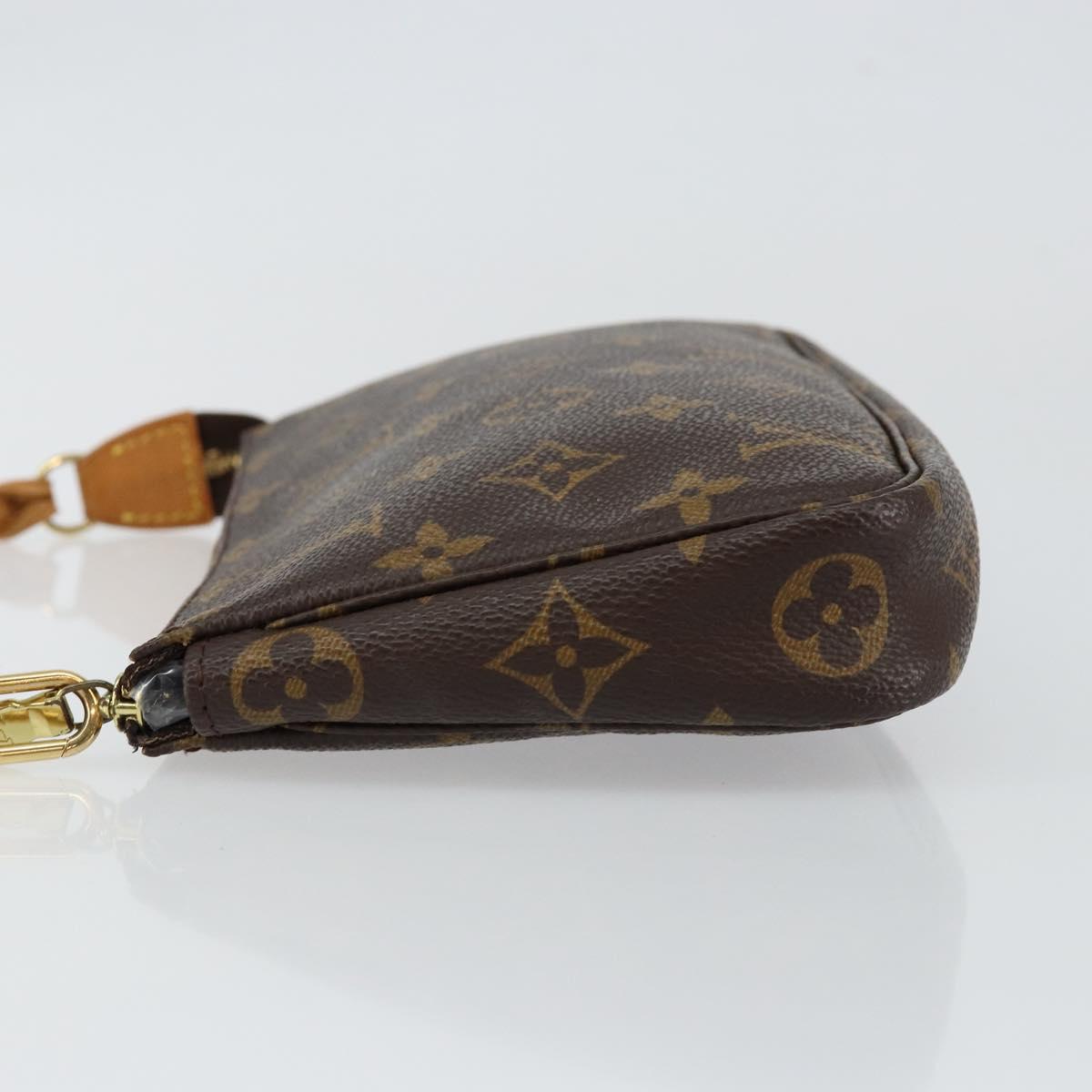 LOUIS VUITTON Monogram Pochette Accessoires Pouch M51980 LV Auth hk3149