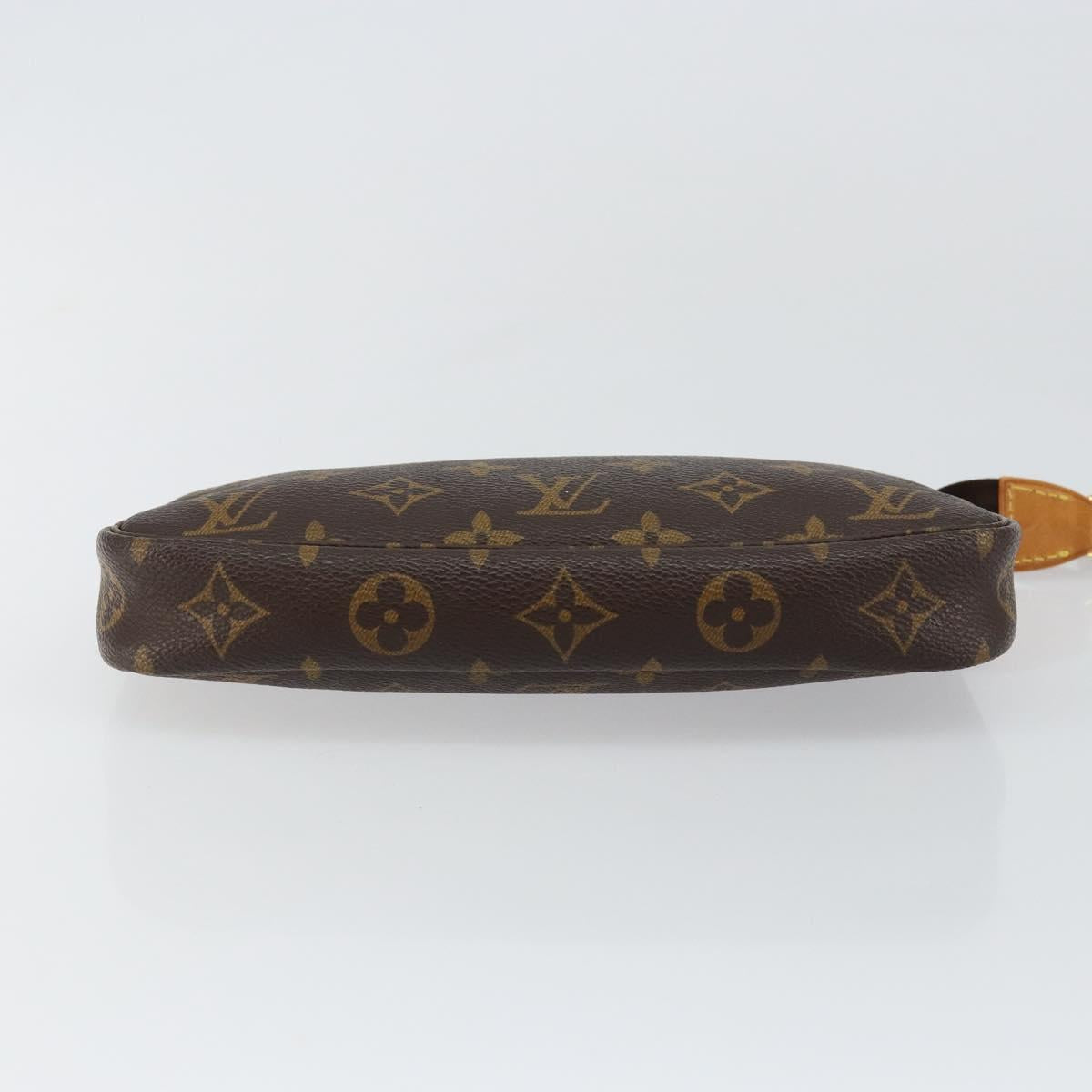 LOUIS VUITTON Monogram Pochette Accessoires Pouch M51980 LV Auth hk3149