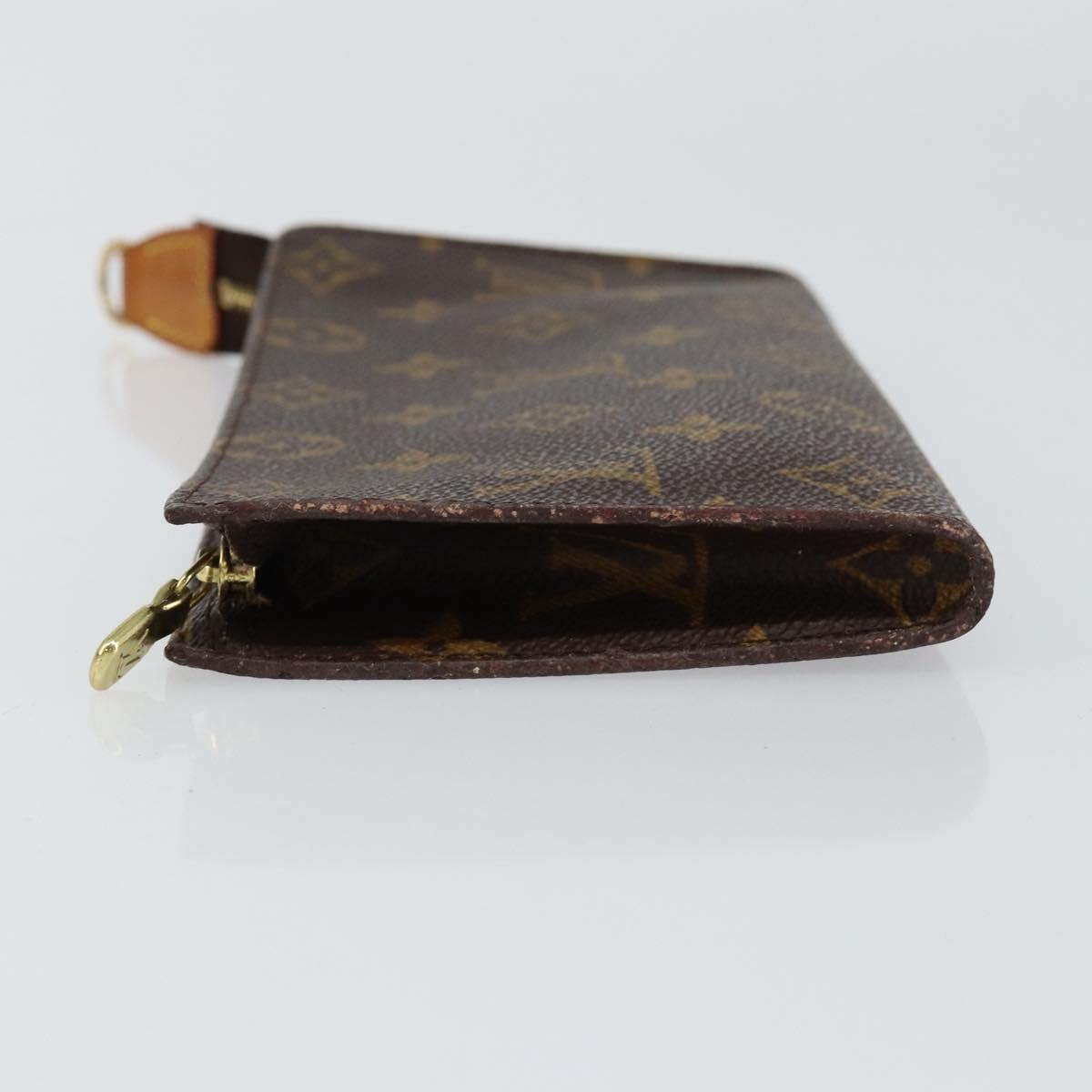 LOUIS VUITTON Monogram Bucket GM Accessory Pouch LV Auth hk3153