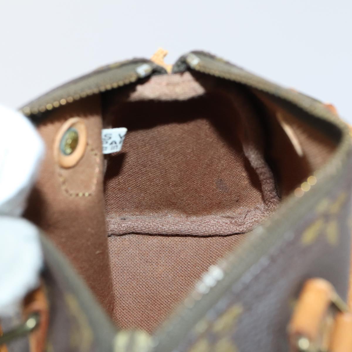 LOUIS VUITTON Monogram Mini Speedy Hand Bag M41534 LV Auth hk3156