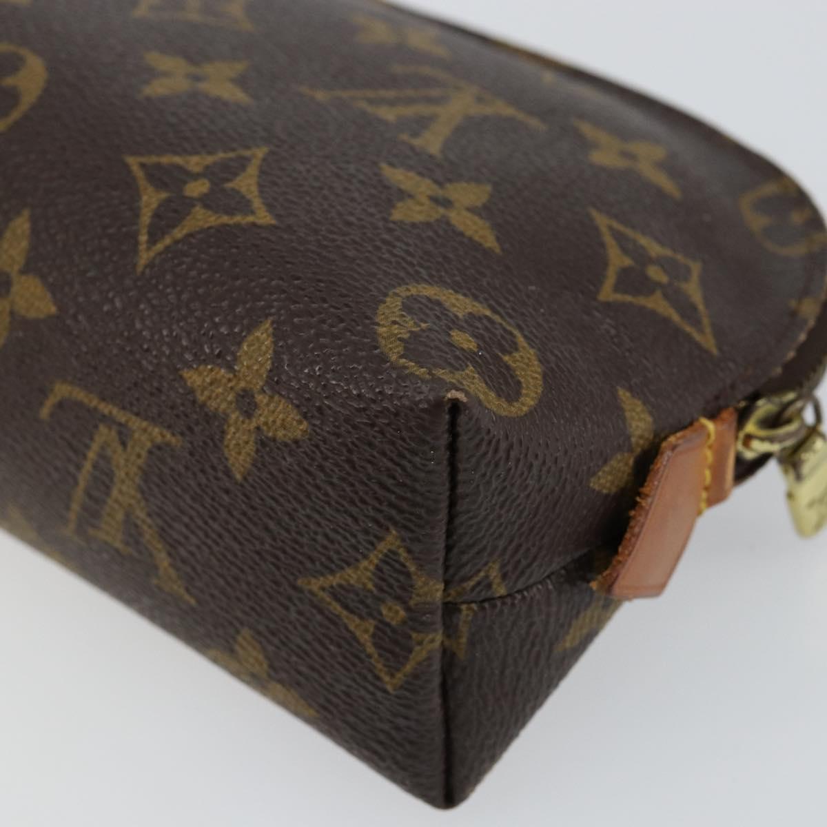 LOUIS VUITTON Monogram Pochette Cosmetic PM Pouch M43998 LV Auth hk3157