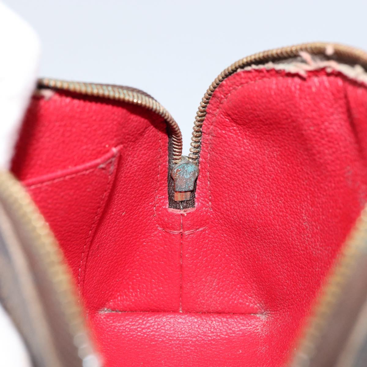 LOUIS VUITTON Damier Ebene Pochette Cosmetic PM Pouch N47516 LV Auth hk3158